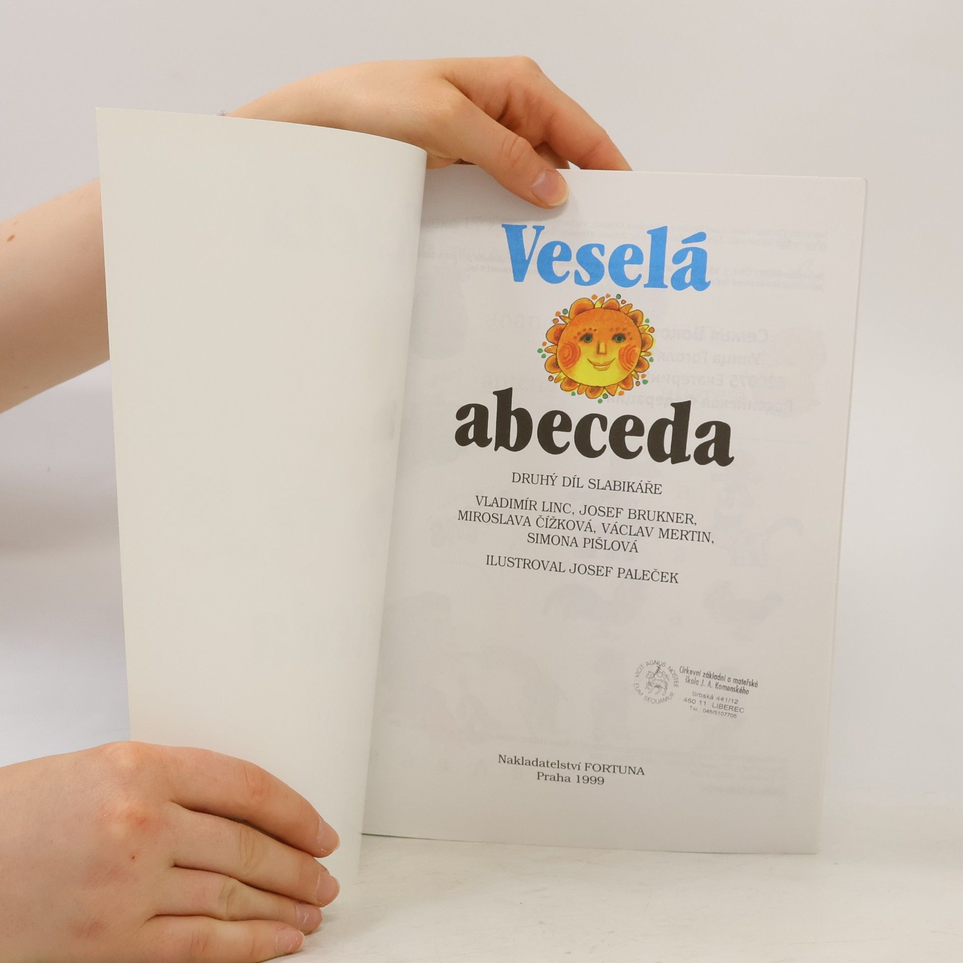 Kolektiv autorů Veselá abeceda. Druhý díl Slabikáře