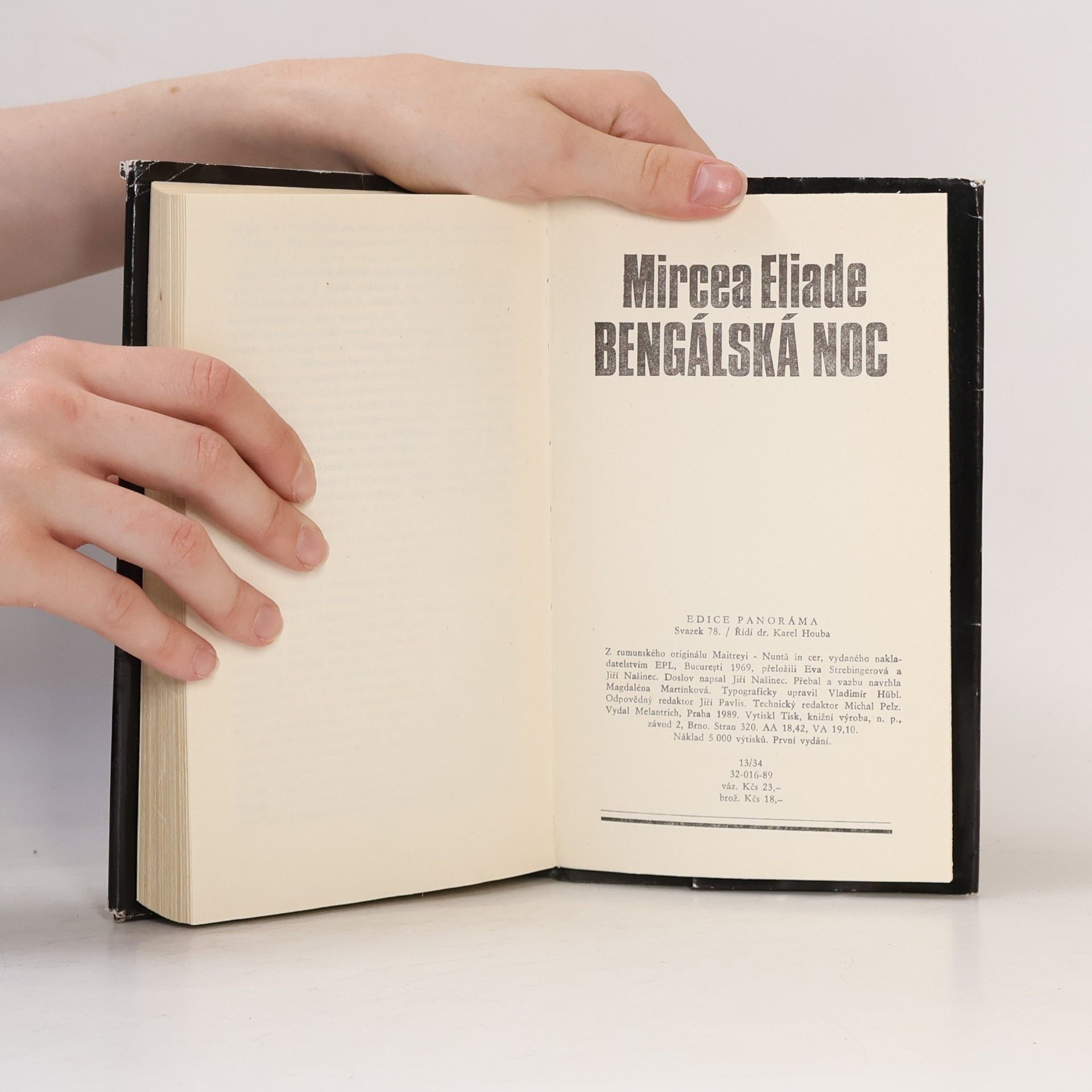 Mircea Eliade Bengálská noc