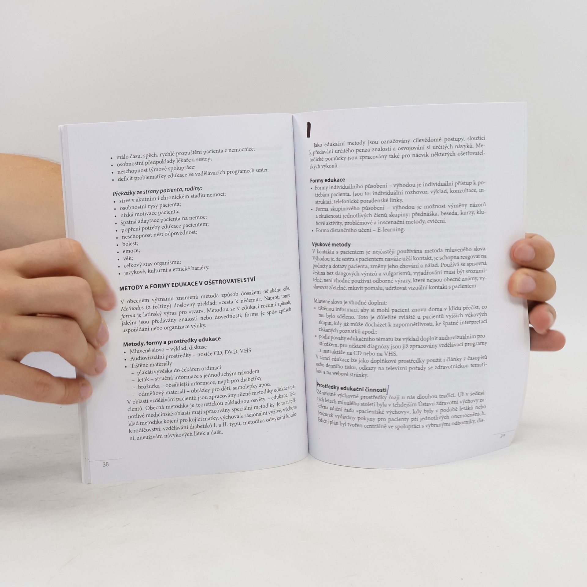 Marcela Svěráková Edukační činnost sestry
