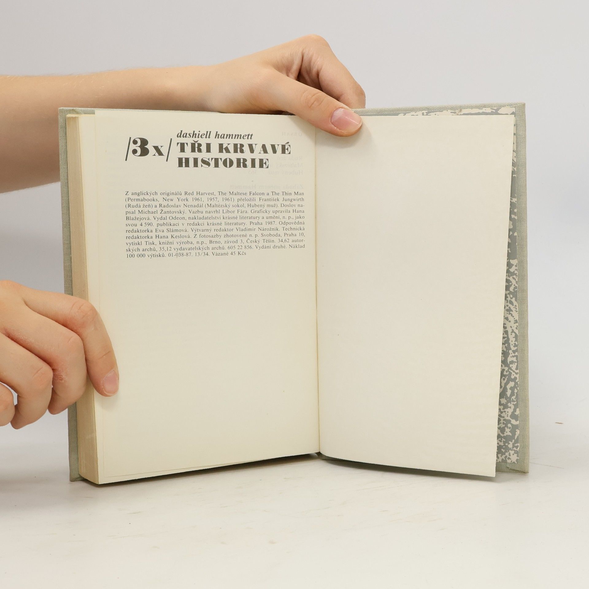 Dashiell Hammett Tři krvavé historie
