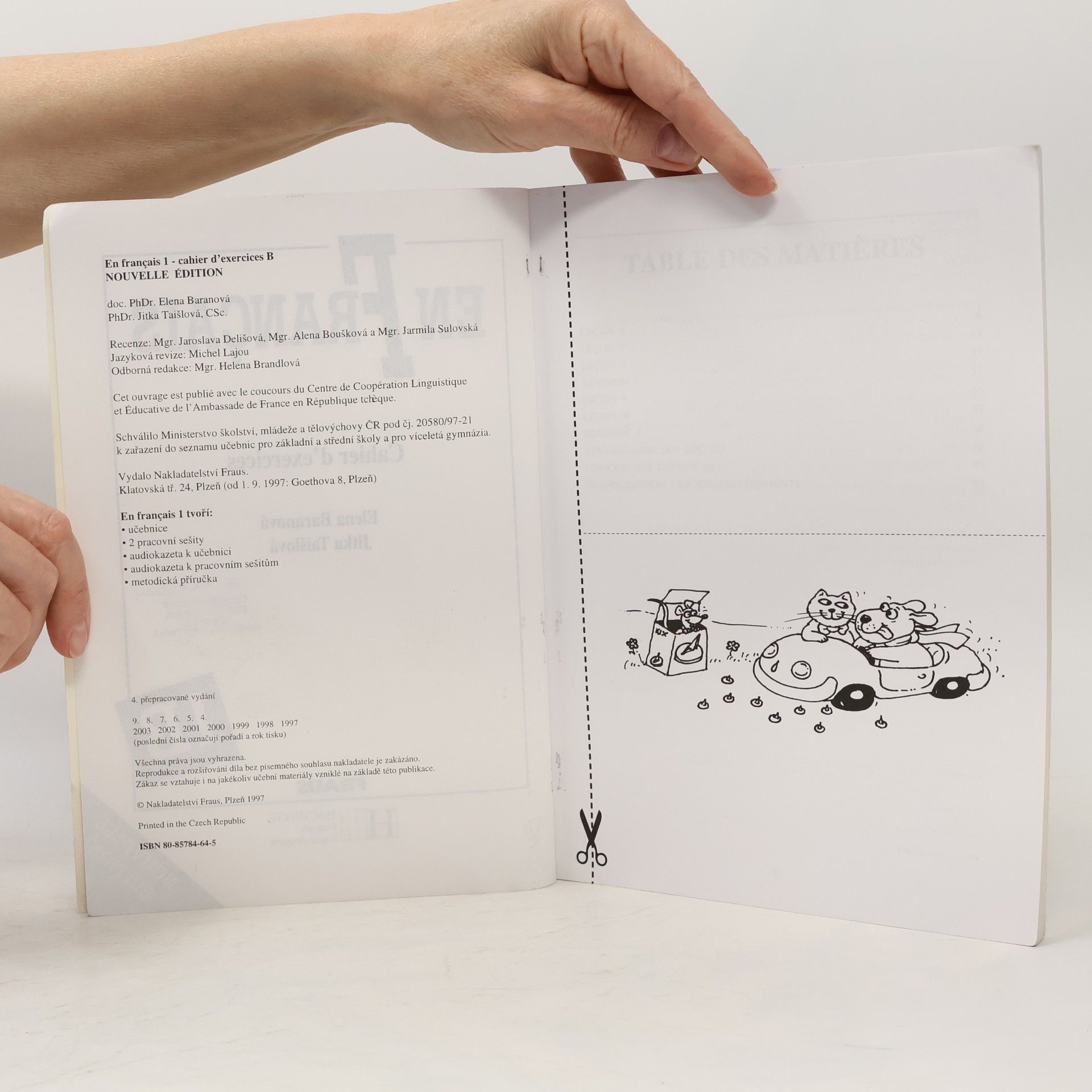 Jitka Taišlová En français. Cahier d'exercices. 1B