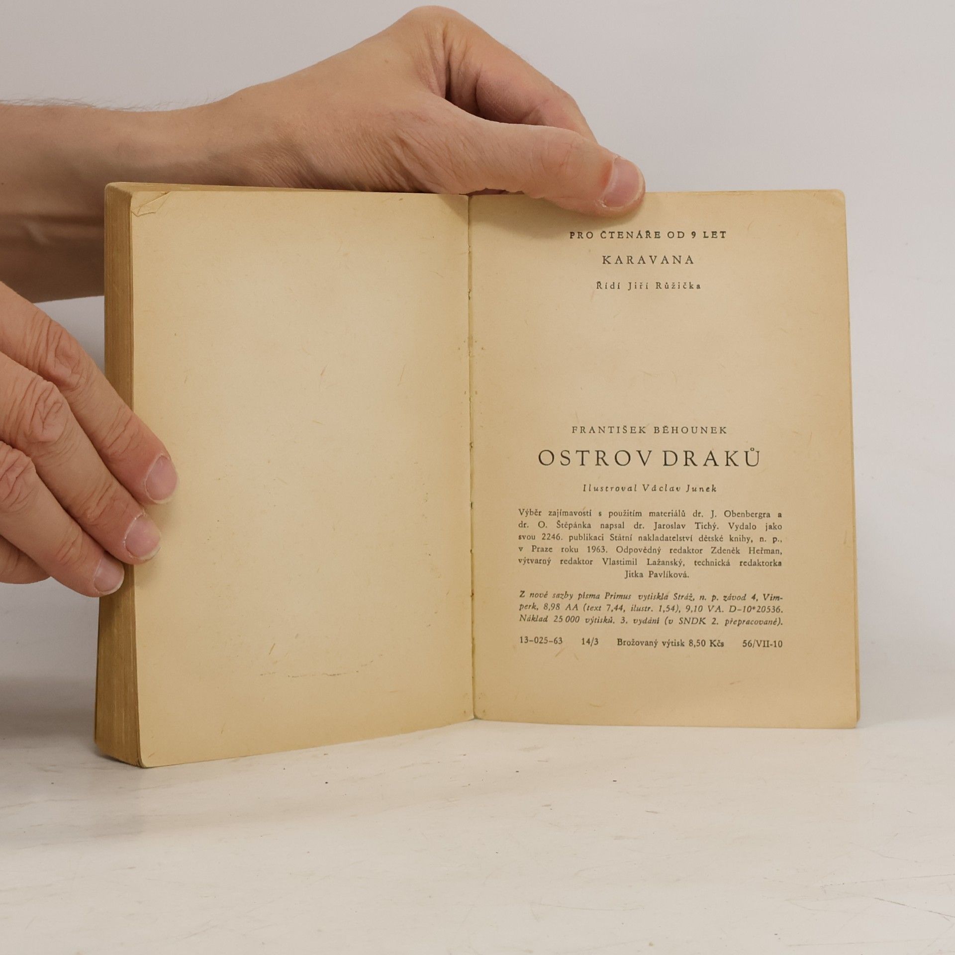 František Běhounek Ostrov draků