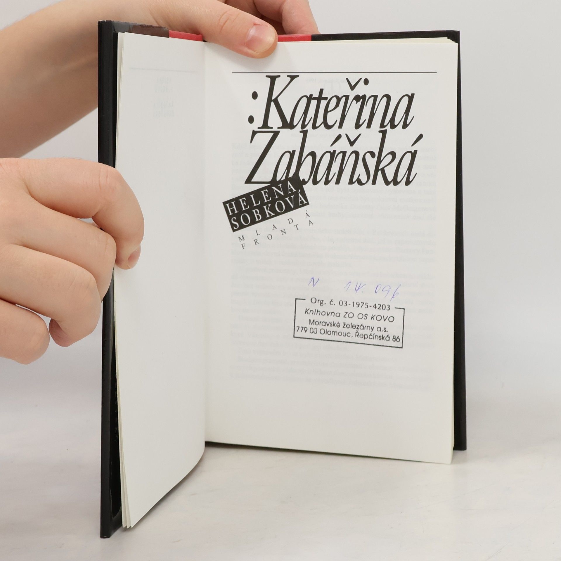Helena Sobková Kateřina Zaháňská