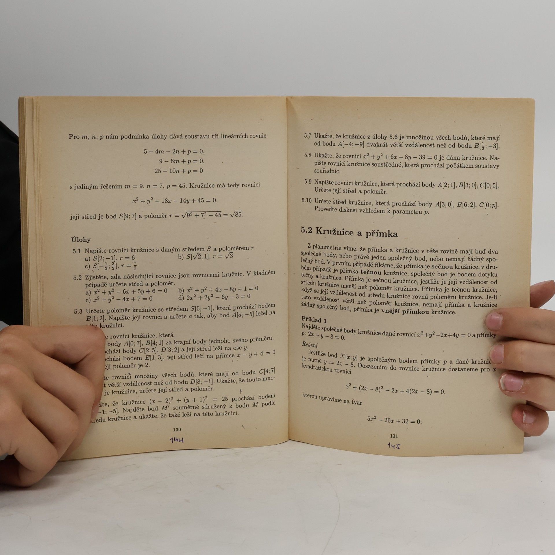 Leo Boček Matematika pro gymnázia. Analytická geometrie
