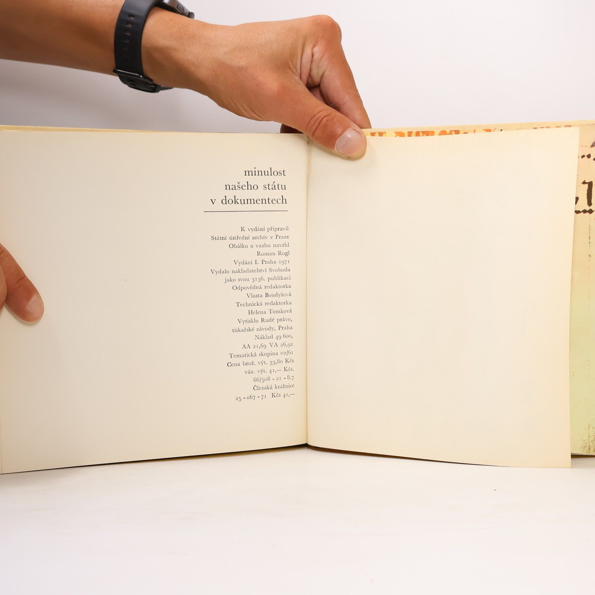Various authors Minulost našeho státu v dokumentech