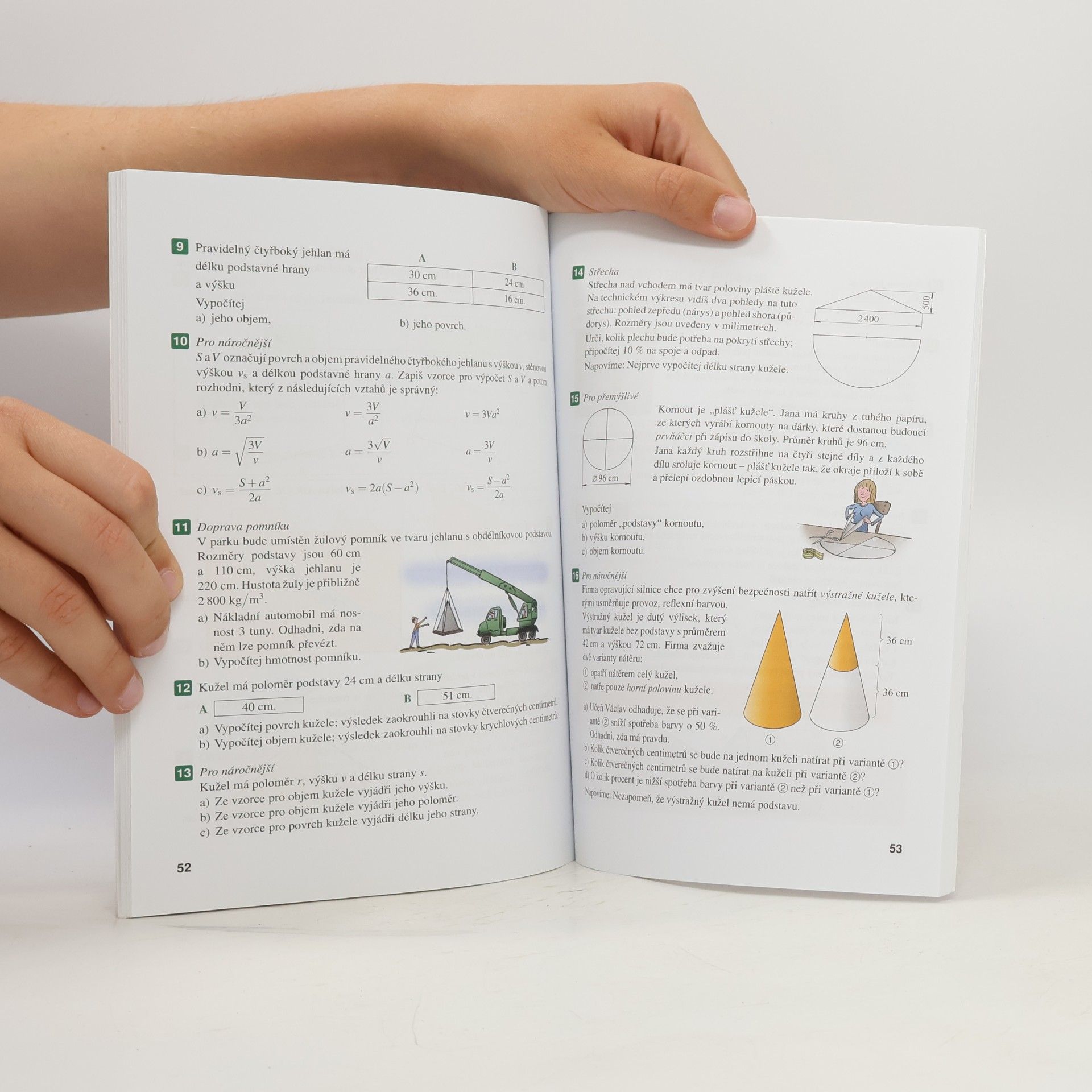 Oldřich Odvárko Matematika pro 9. ročník ZŠ, 2. díl - Jehlan, kužel, koule, Podobnost, Goniometrické funkce