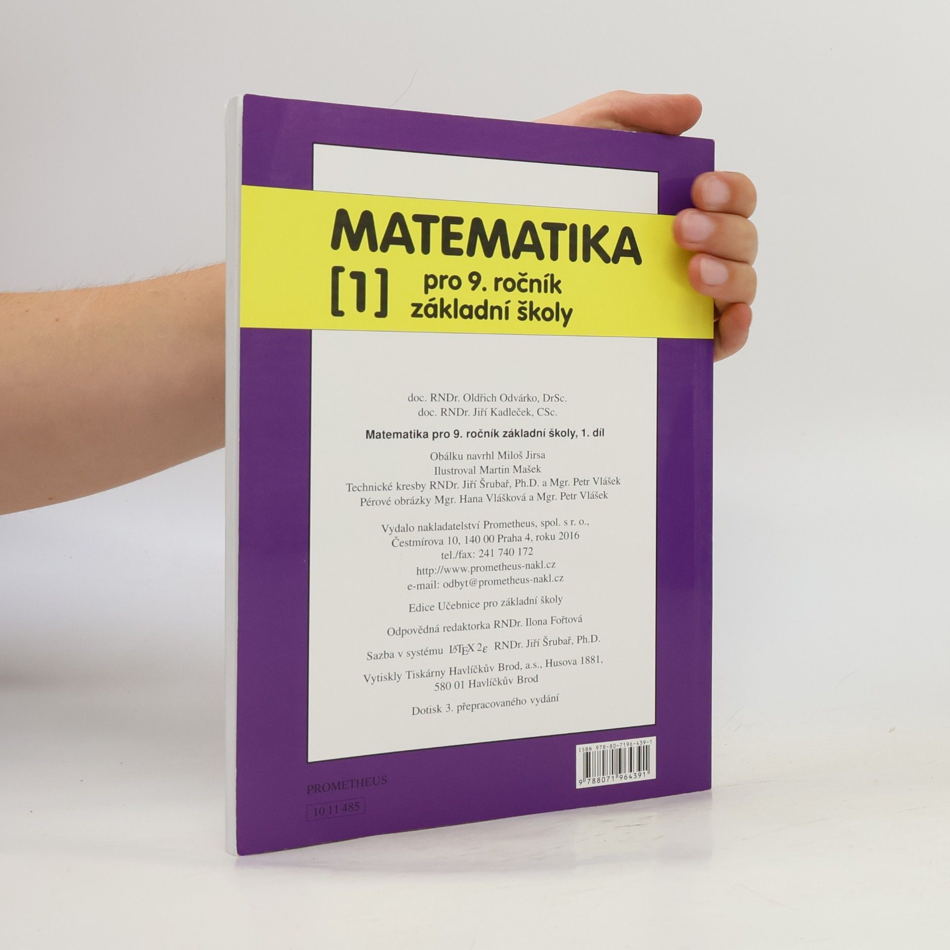 Oldřich Odvárko Matematika pro 9. ročník základní školy. (1), Soustavy rovnic, funkce, lomené výrazy