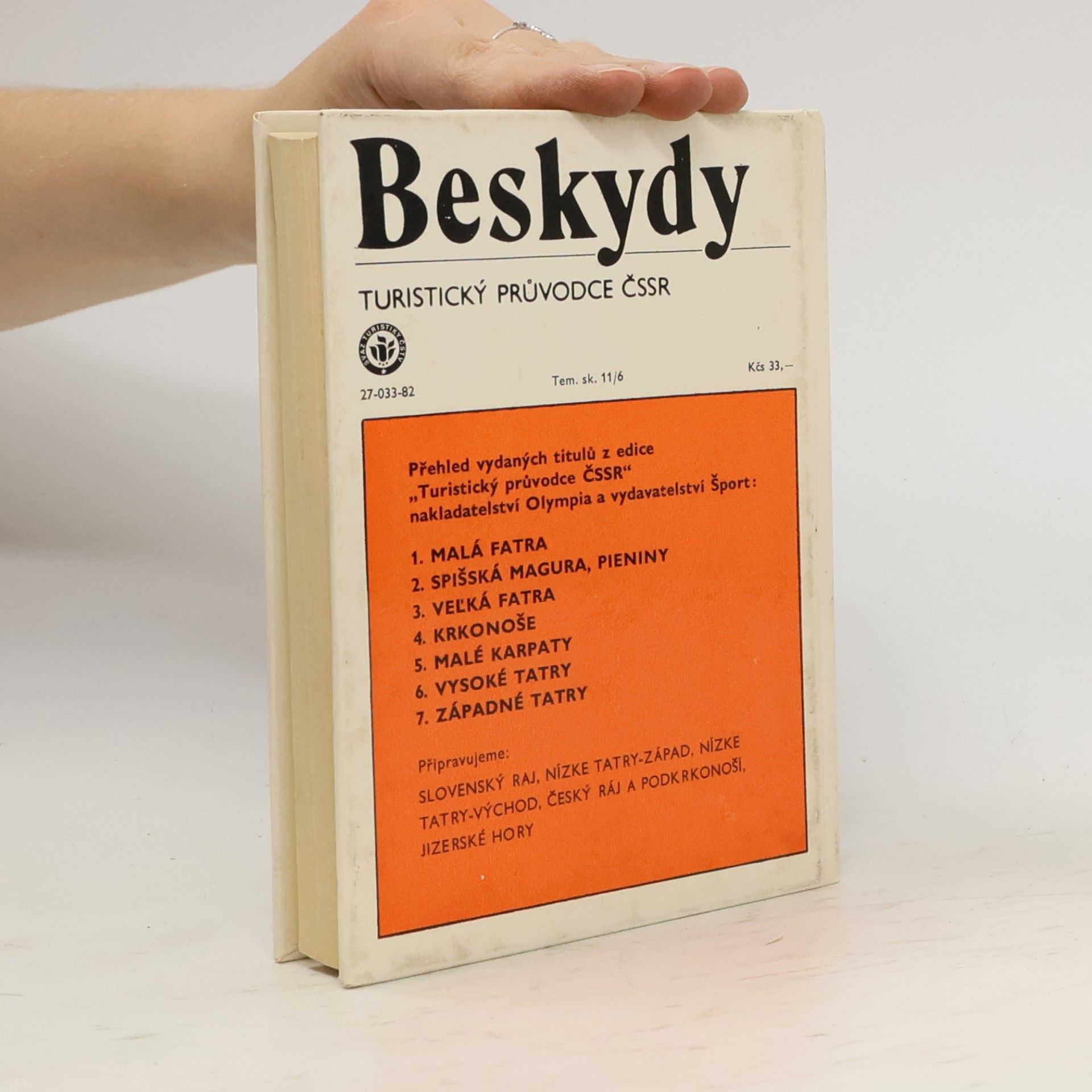 Michal Houba Beskydy. Turistický průvodce ČSSR