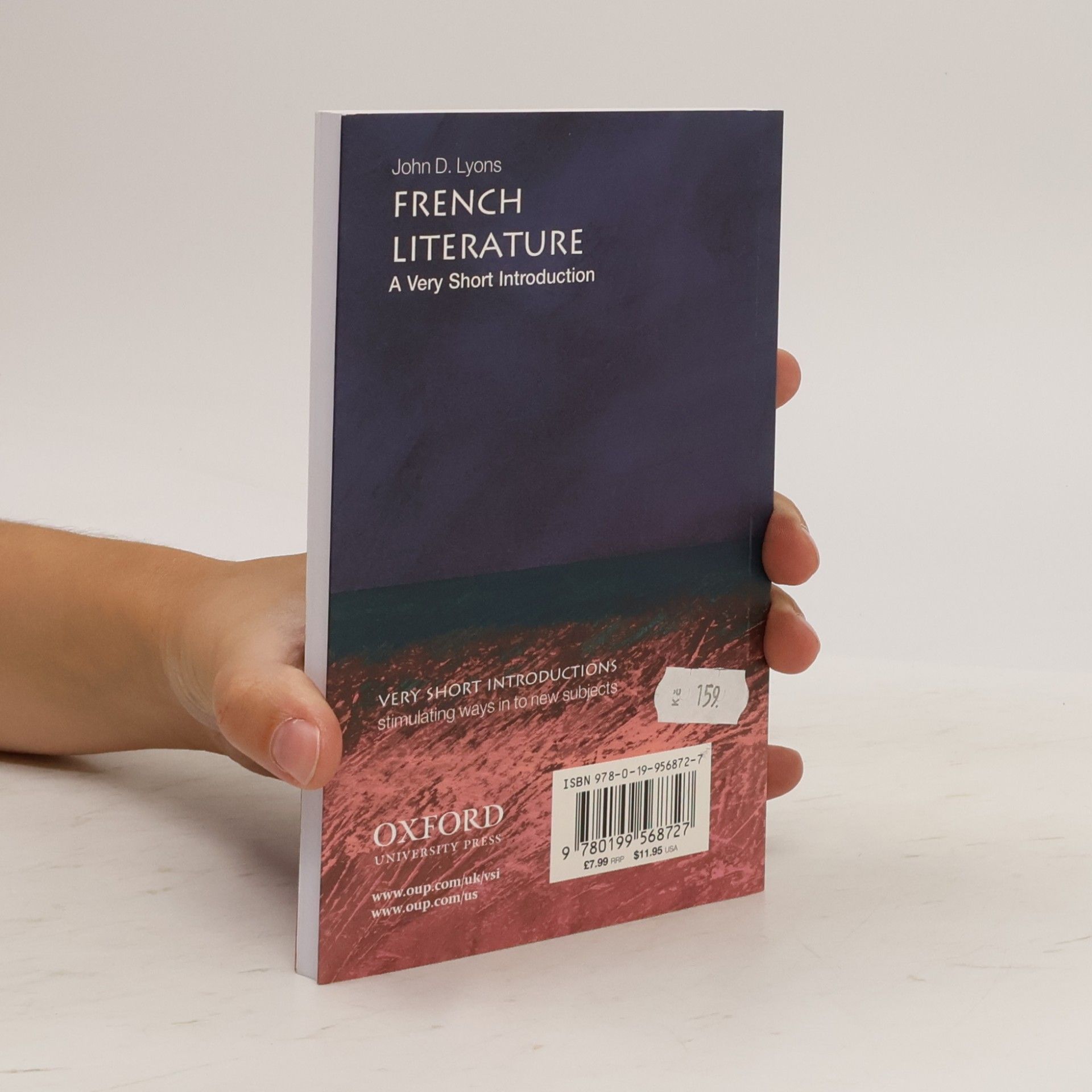 John D. Lyons French literature : a very short introduction
