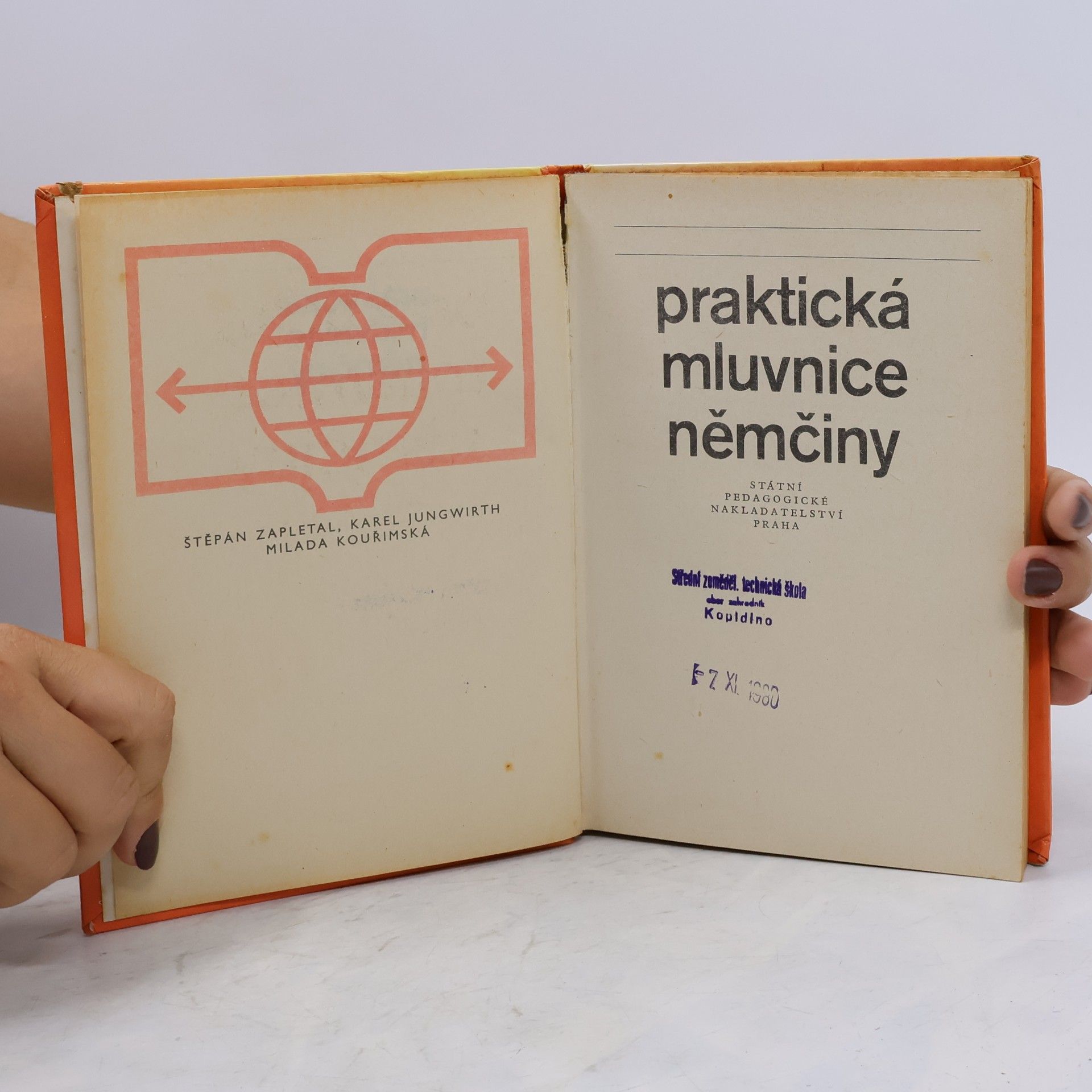 Štěpán Zapletal Praktická mluvnice němčiny