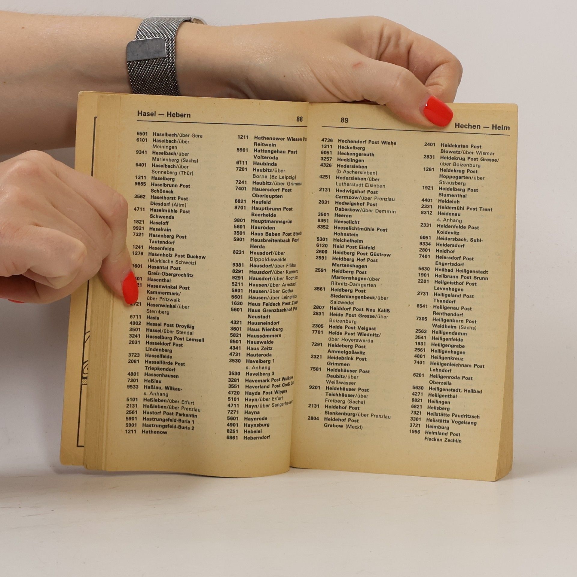 Autorenkollektiv Postleitzahlenverzeichnis DDR