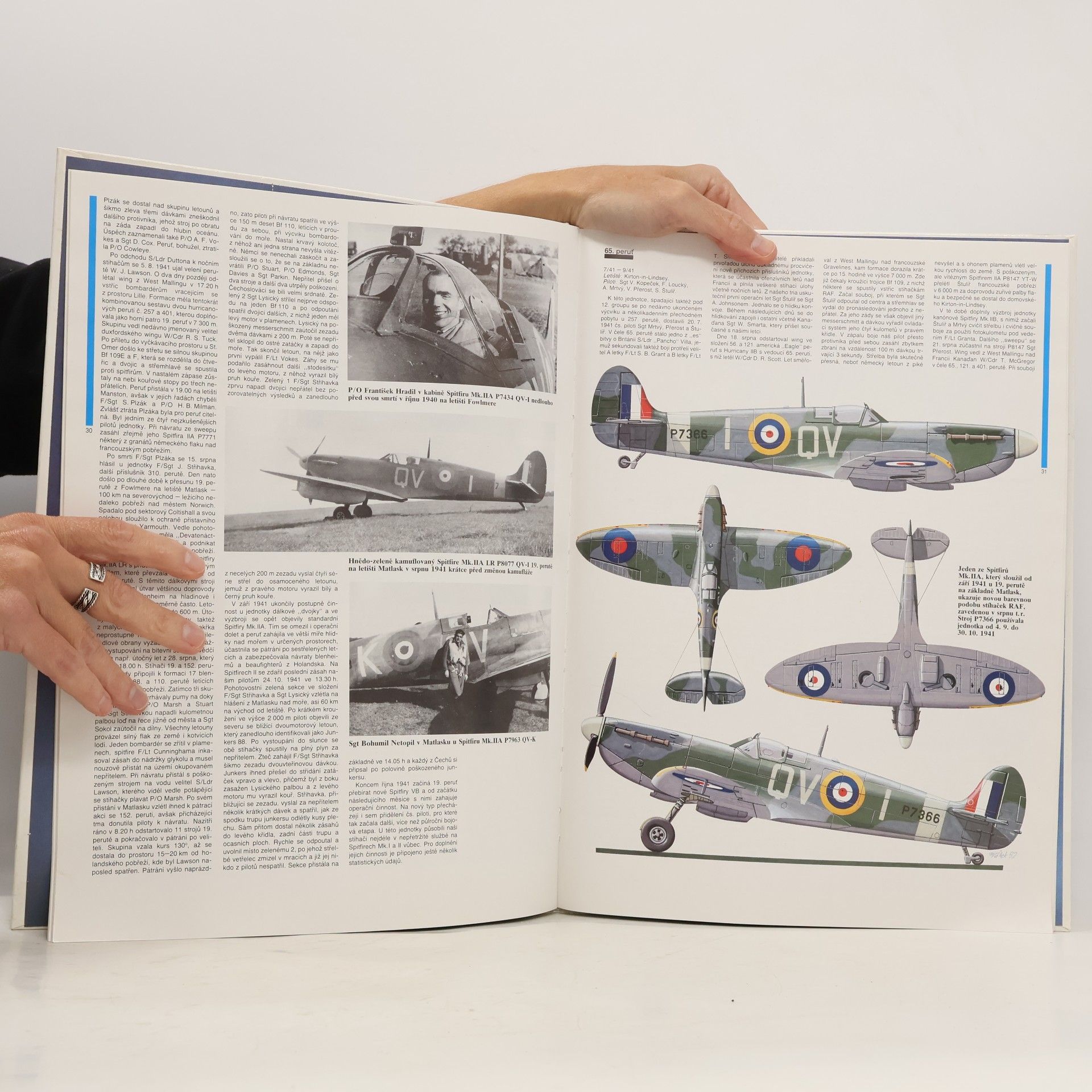 Zdeněk Hurt Supermarine Spitfire Mk. I-IIen