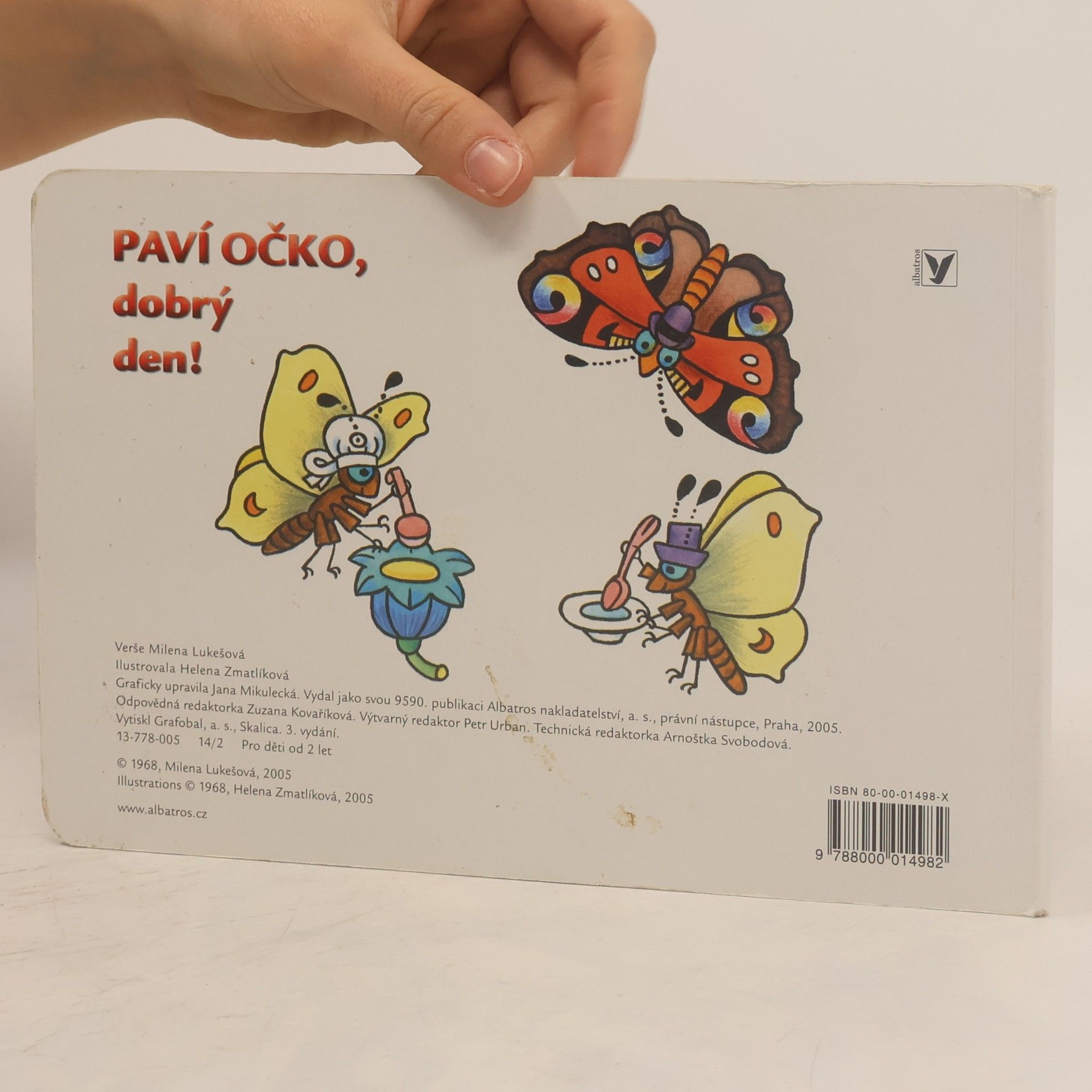 Milena Lukešová Paví očko, dobrý den!