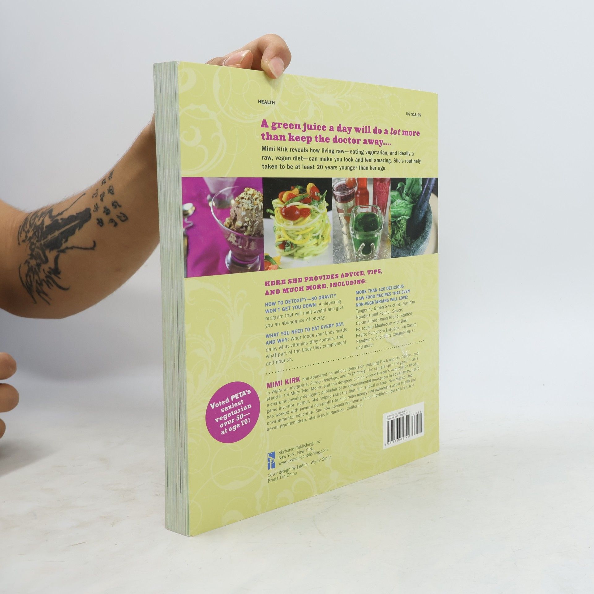 Mimi Kirk Live Raw : raw food recipes for good health and timeless beauty