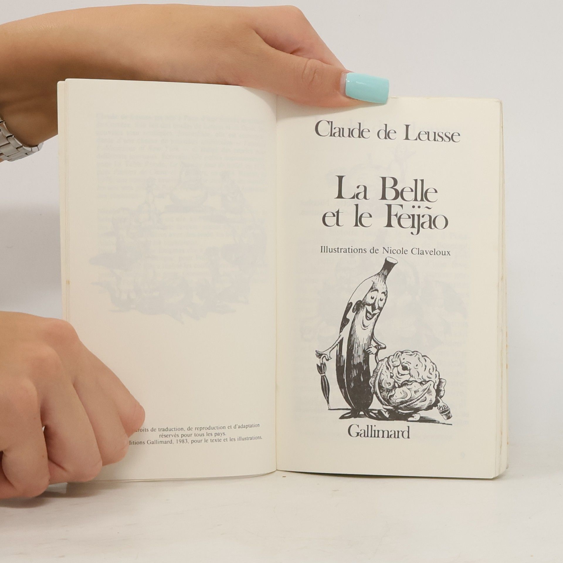Claude De Leusse Folio Junior: La Belle et le Feijão