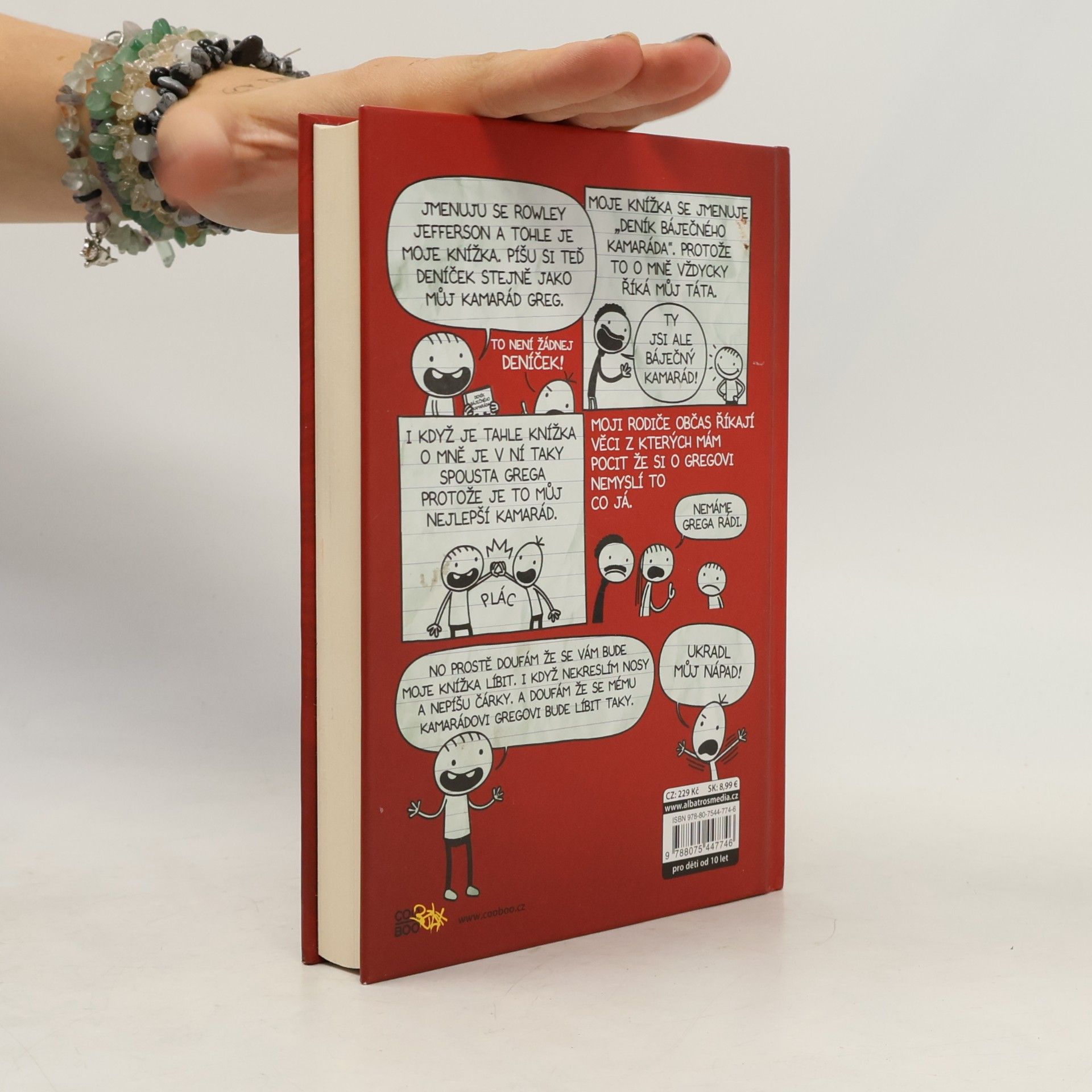 Jeff Kinney Deník báječného kamaráda. Píše Rowley Jefferson
