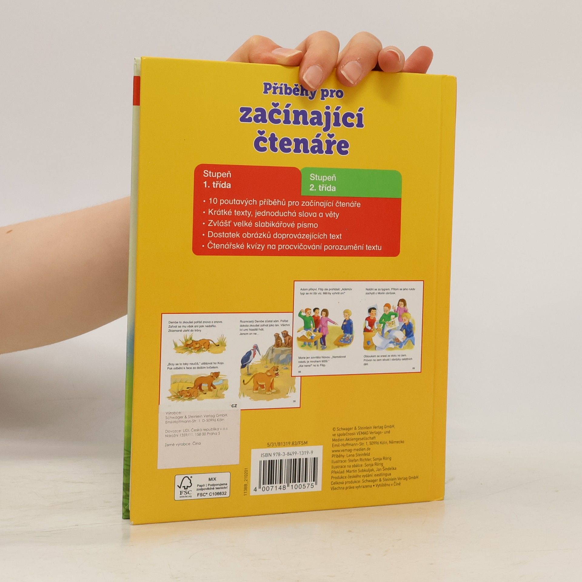Lena Steinfeld Příběhy pro začínající čtenáře 1. třída