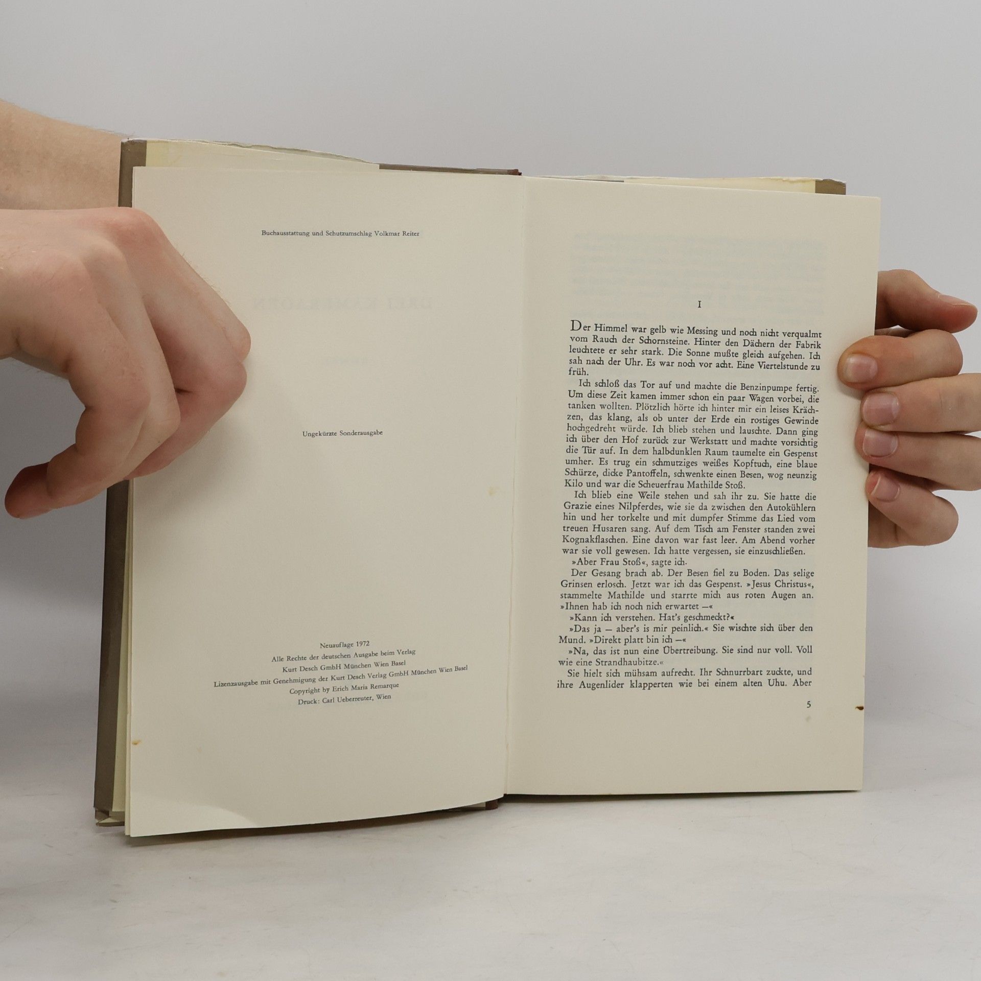 Erich Maria Remarque Drei Kameraden