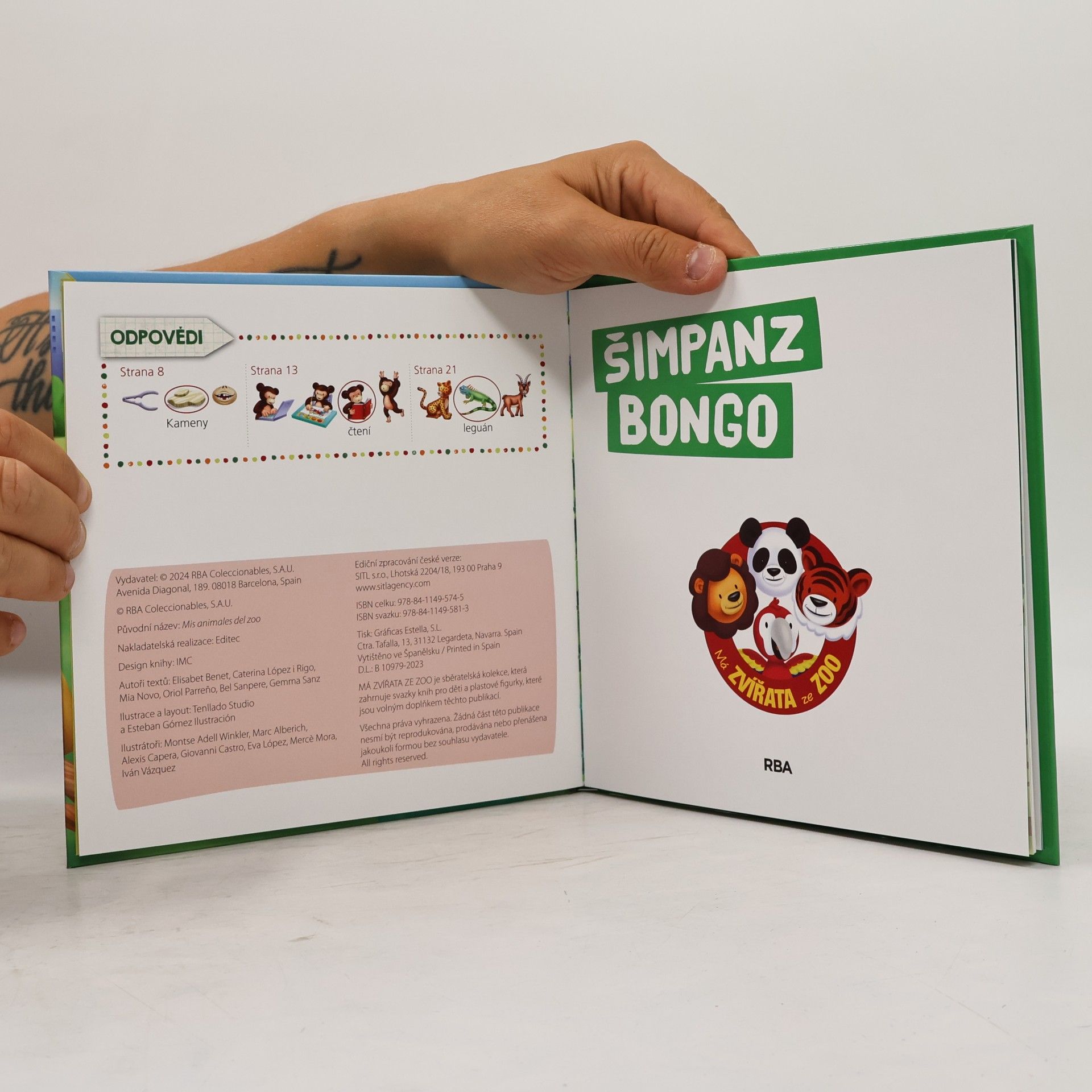 Collectif d'auteurs Šimpanz Bongo. Má zvířata ze ZOO