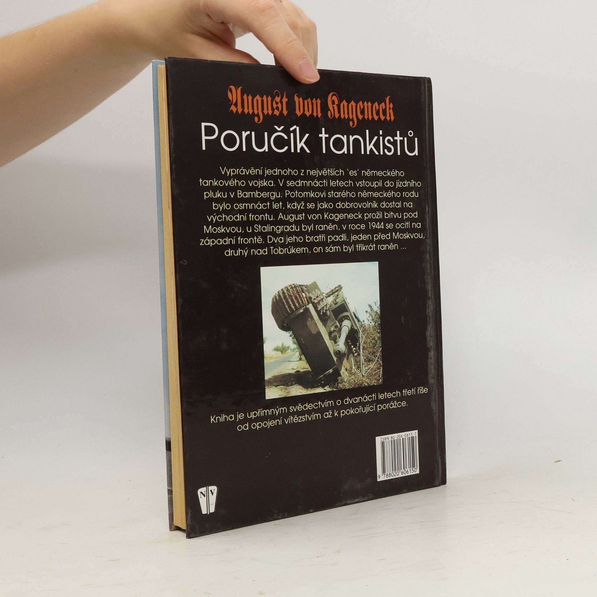 August von Kageneck Poručík tankistů