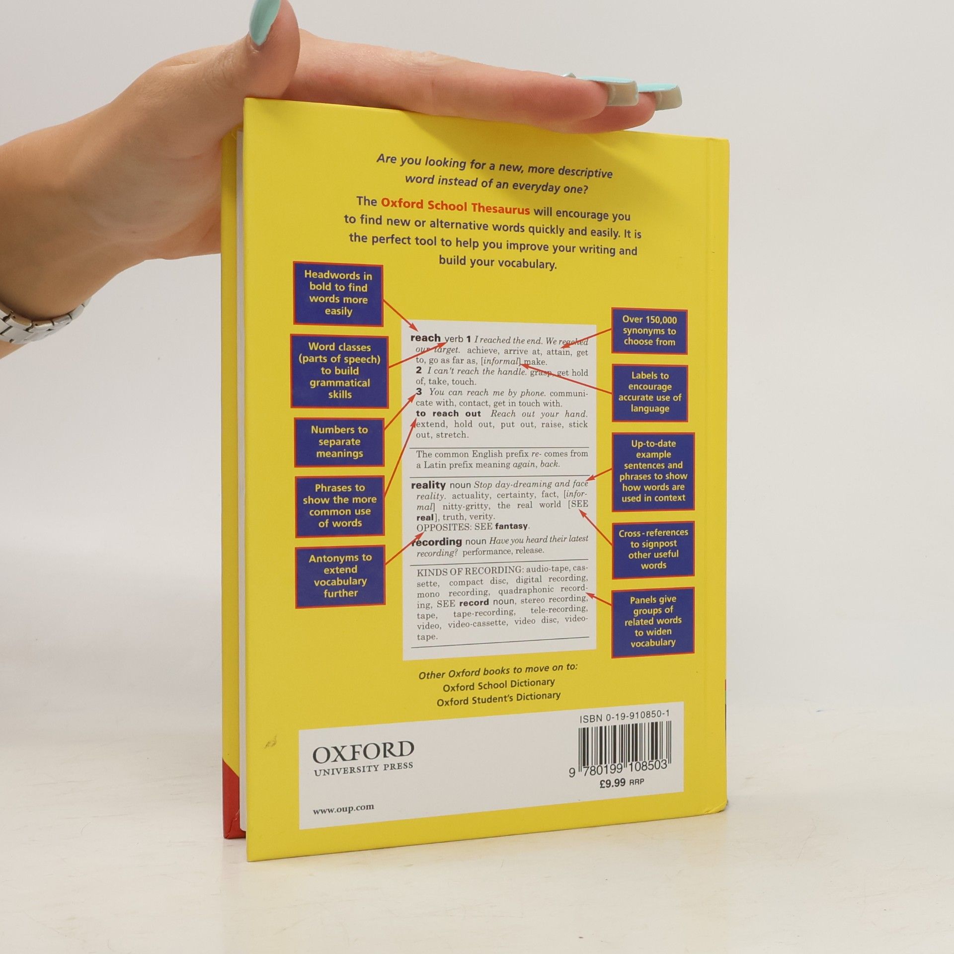 Alan Spooner Oxford School Thesaurus