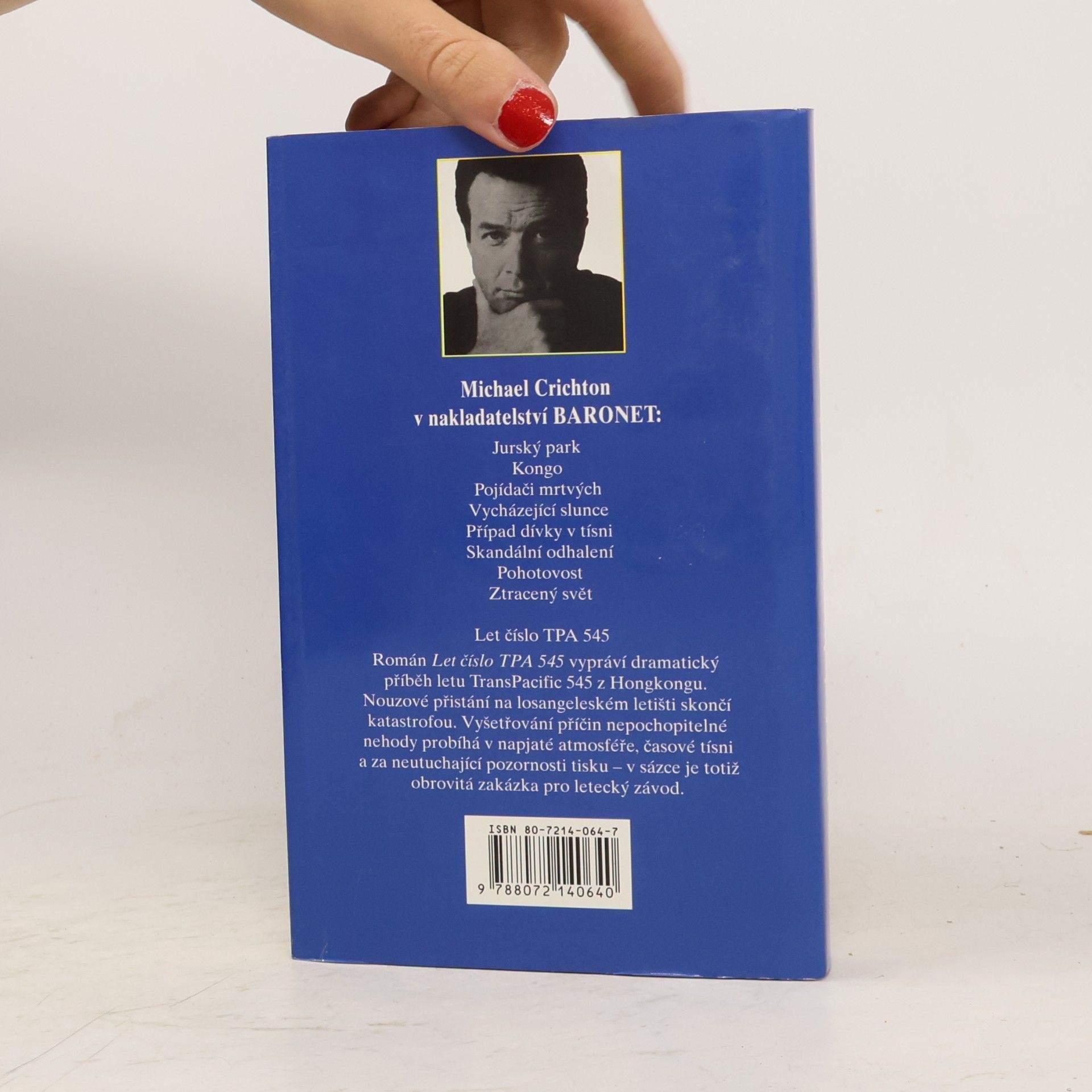 Michael Crichton Let číslo TPA 545