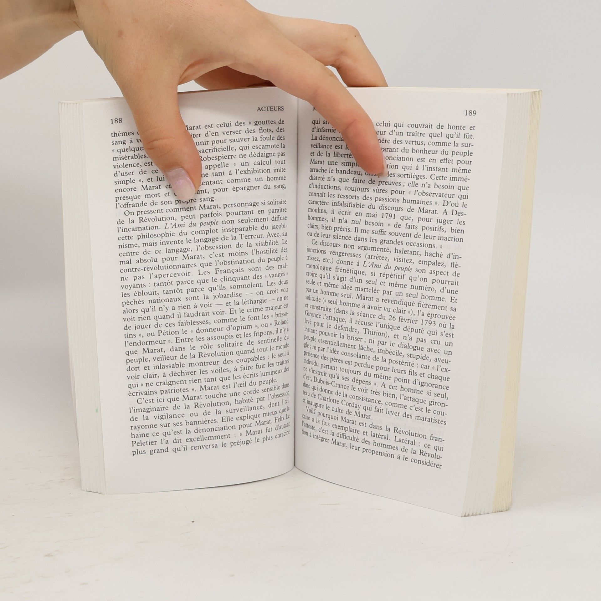 Francois Furet Dictionnaire critique de la Révolution française. Acteurs
