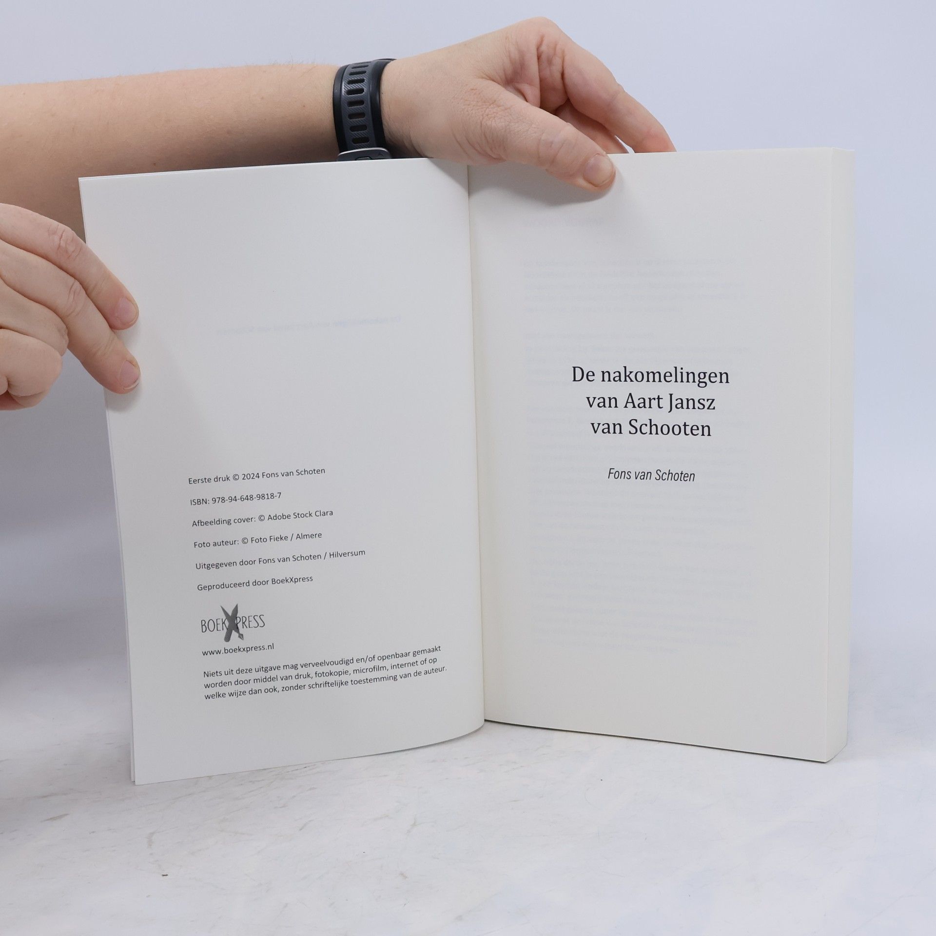 Fons van Schoten De nakomelingen van Aart Jansz van Schooten