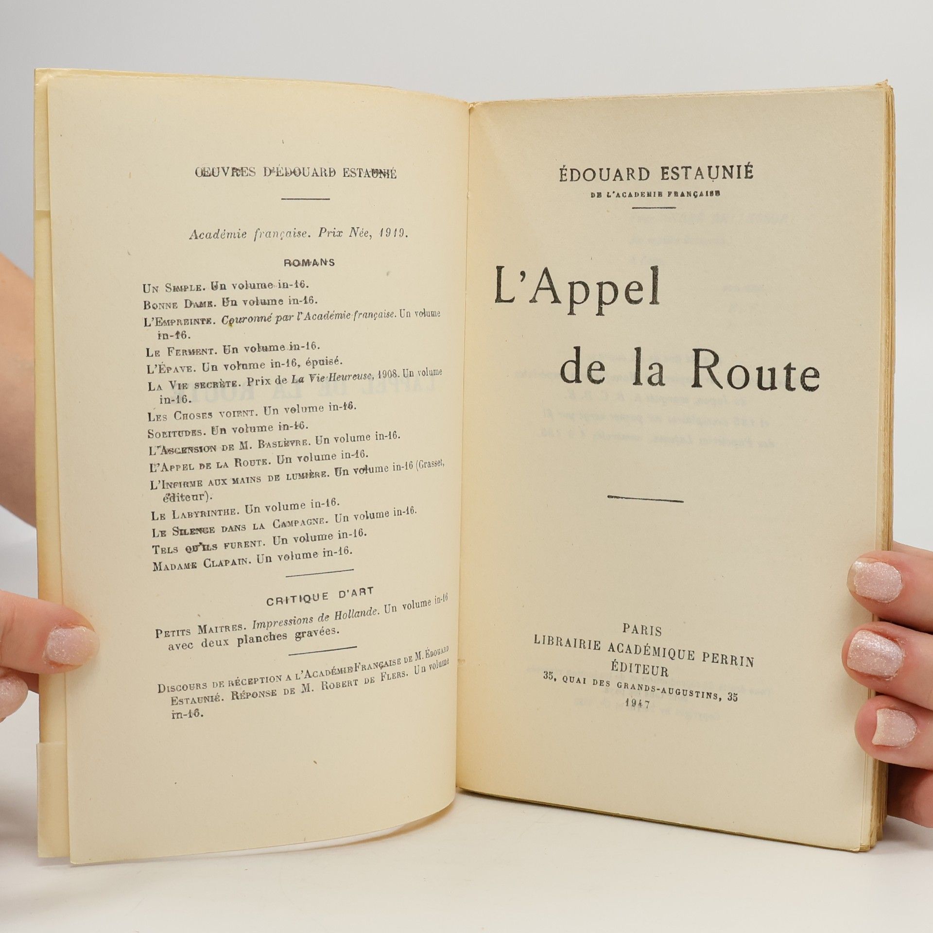 Édouard Estaunié L'appel de la route