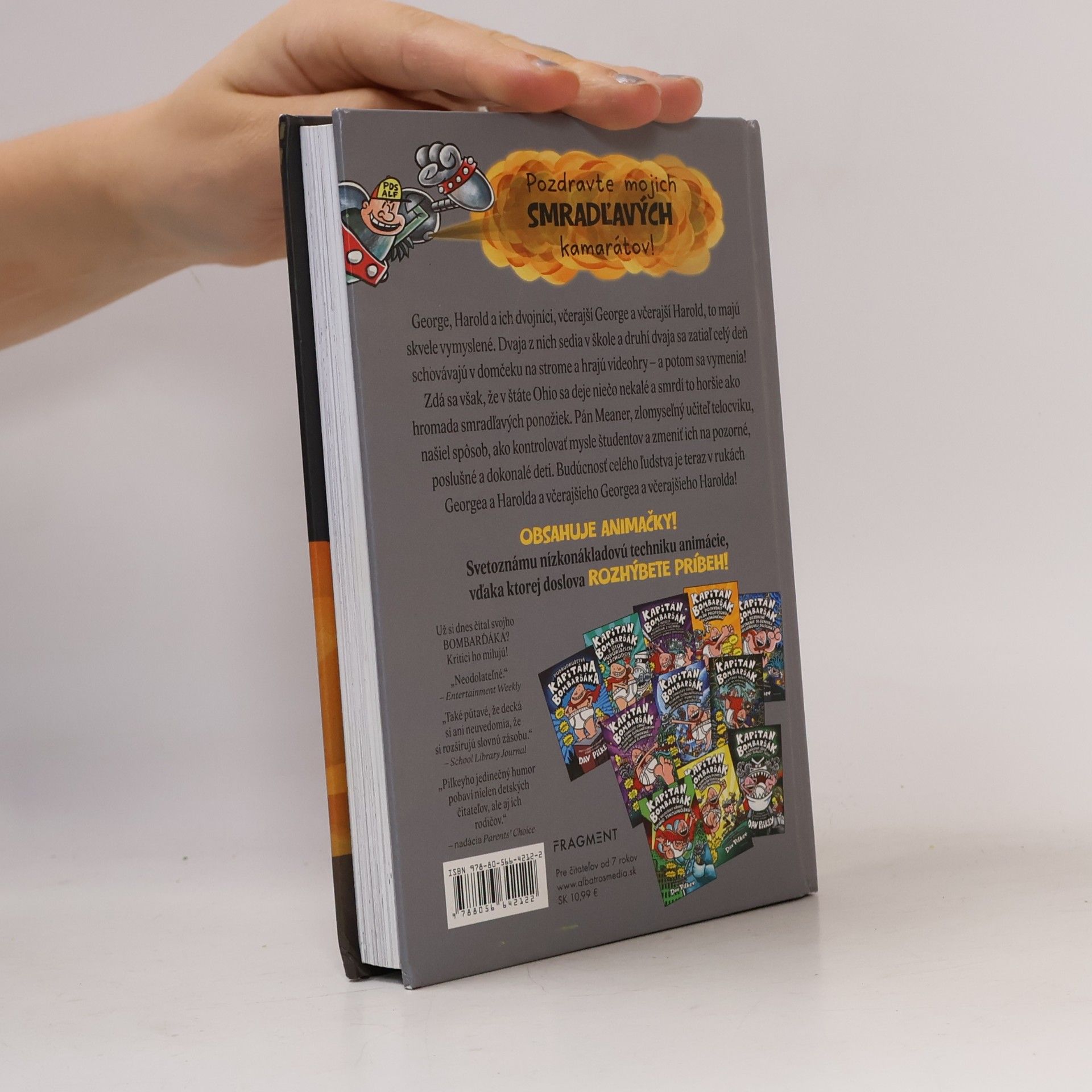 Dav Pilkey Kapitán bombarďák a páchnuca príhoda s pánom smradohlavom