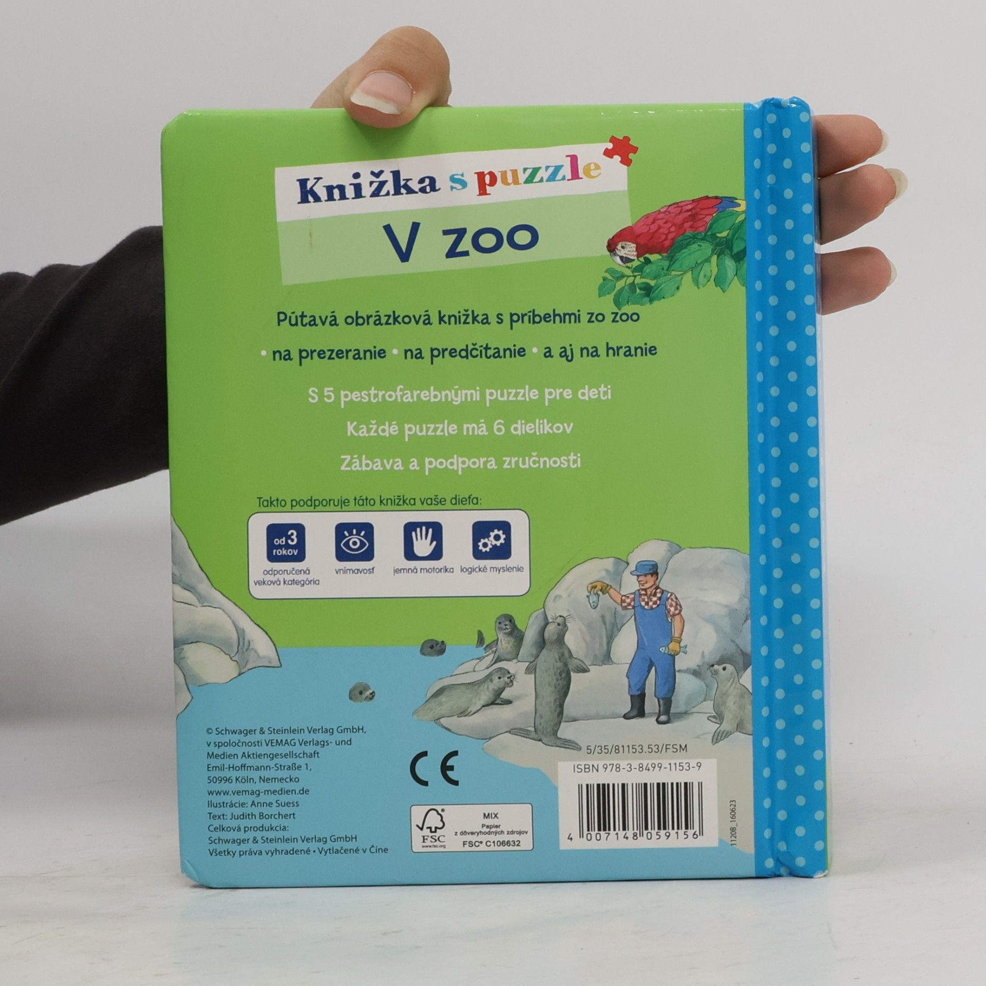 Autorenkollektiv V Zoo: Knižka s puzzle