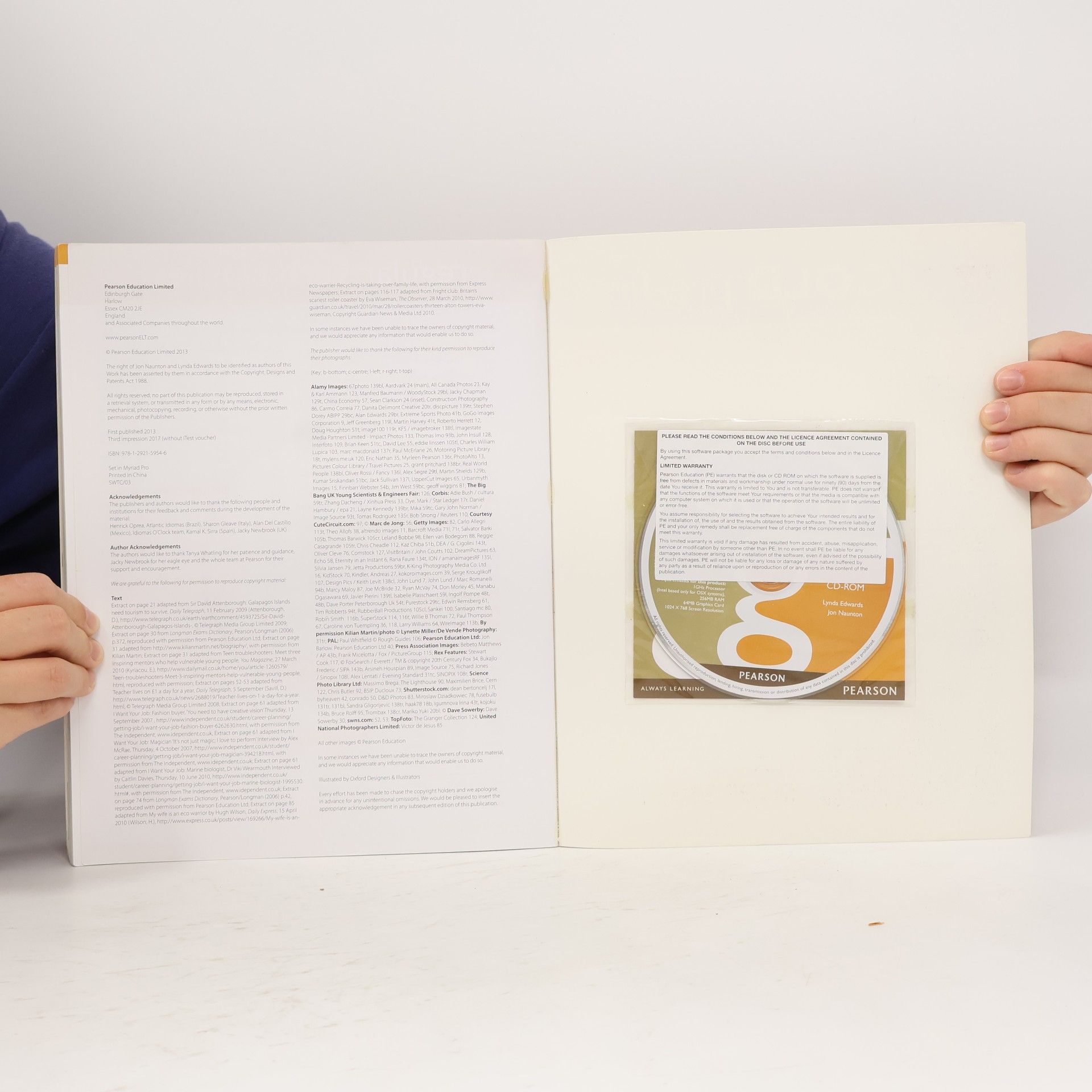 Lynda Edwards Gold Pre-First Coursebook and CD-ROM Pack