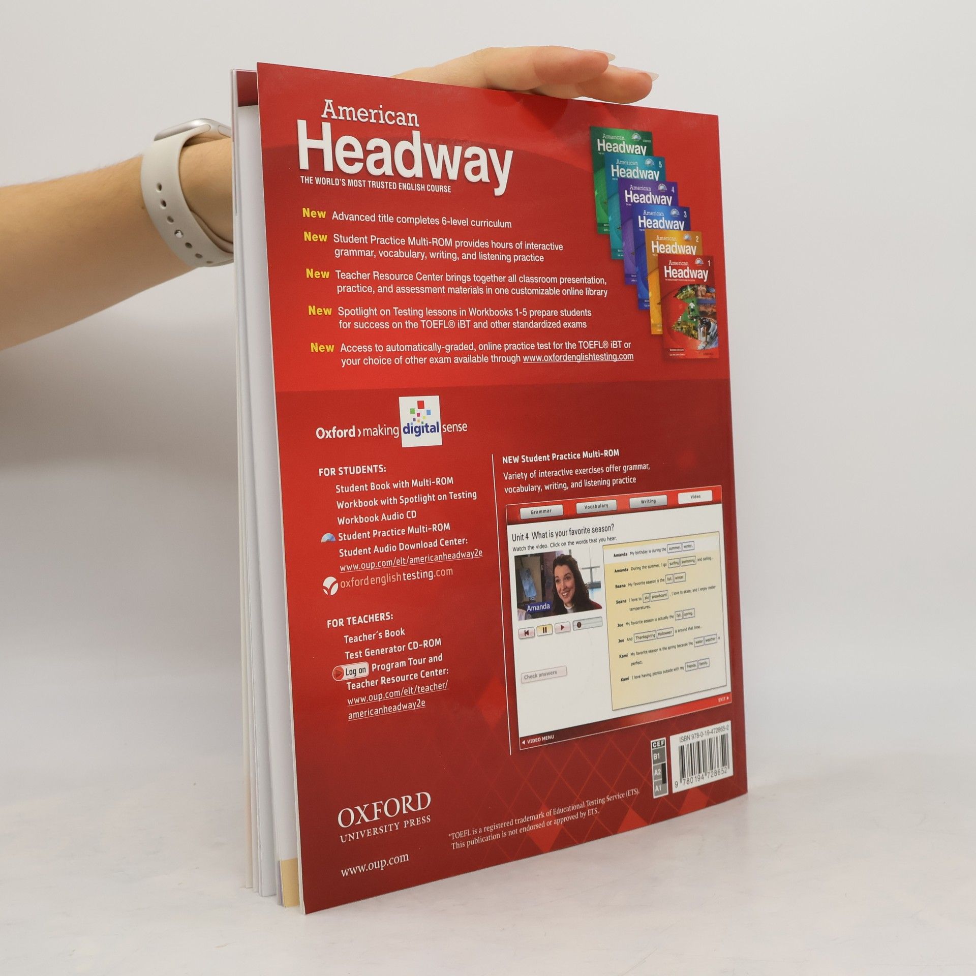 Liz Soars American Headway 1 SB APk - Second Edition