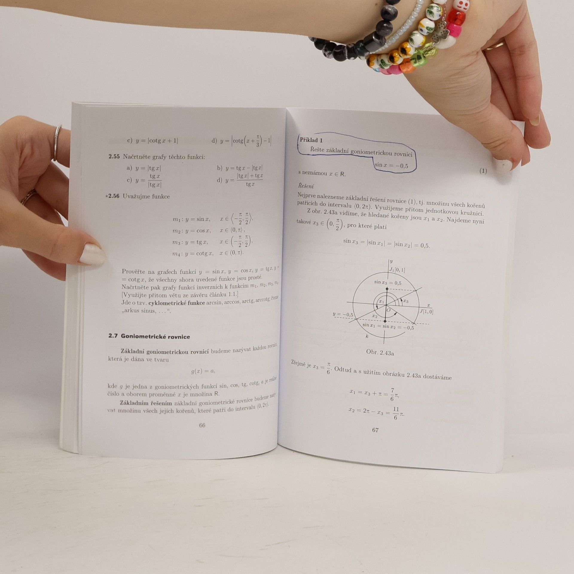 Oldřich Odvárko Matematika pro gymnázia. Goniometrie