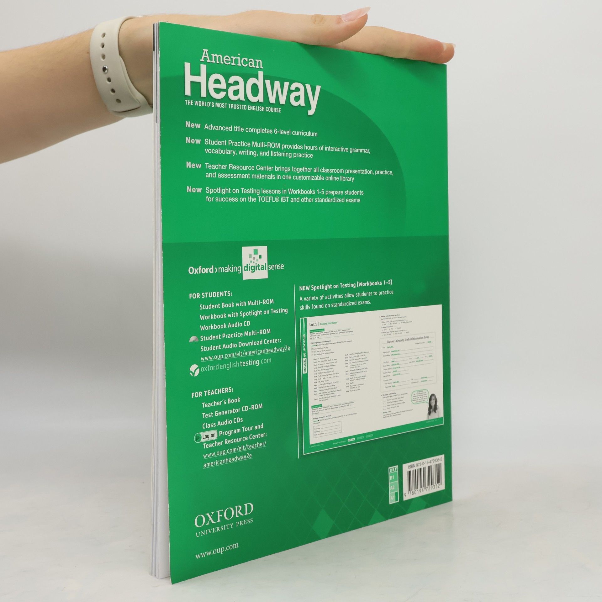 John Soars American Headway Starter WB B