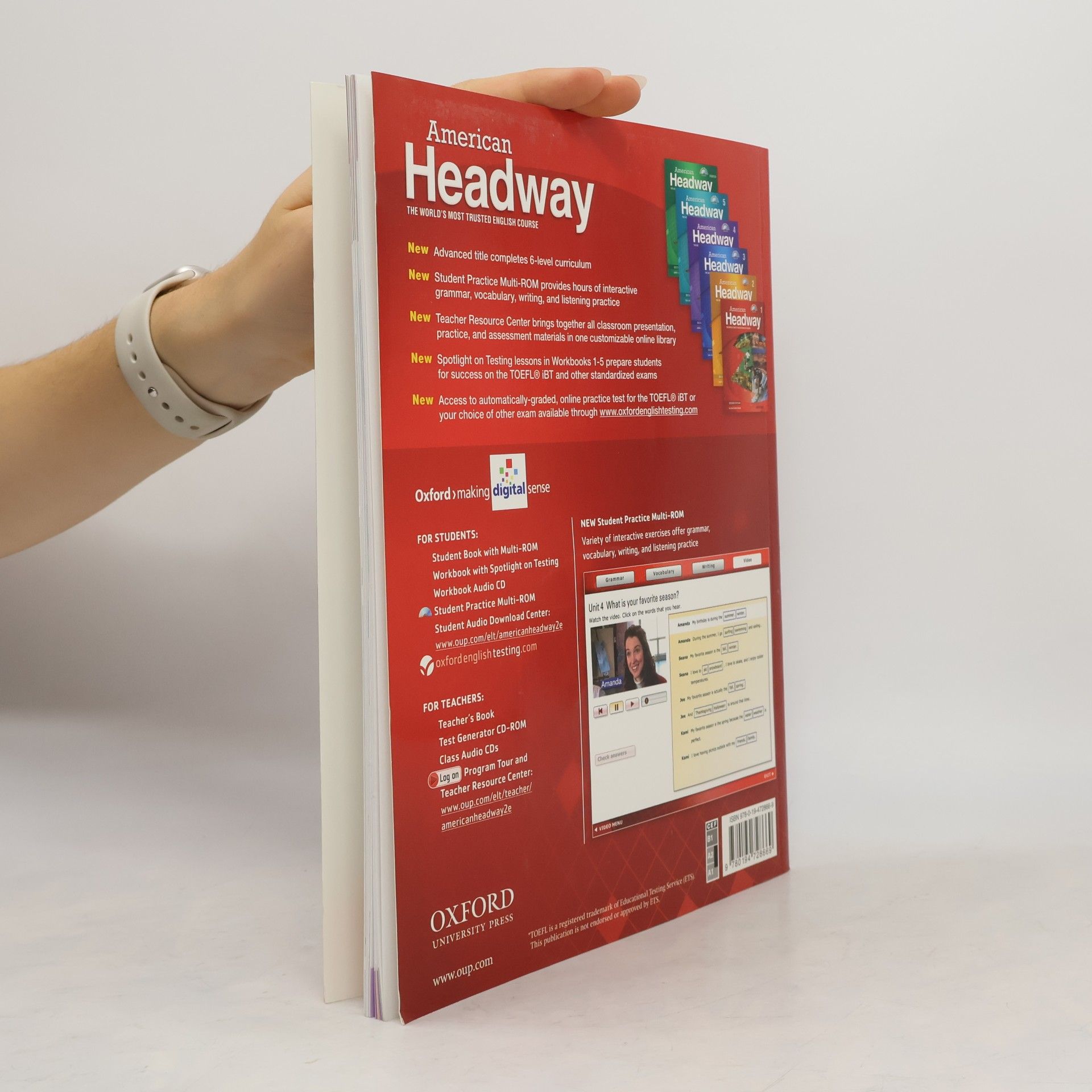 Liz Soars American Headway 1 SB BPk - Second Edition
