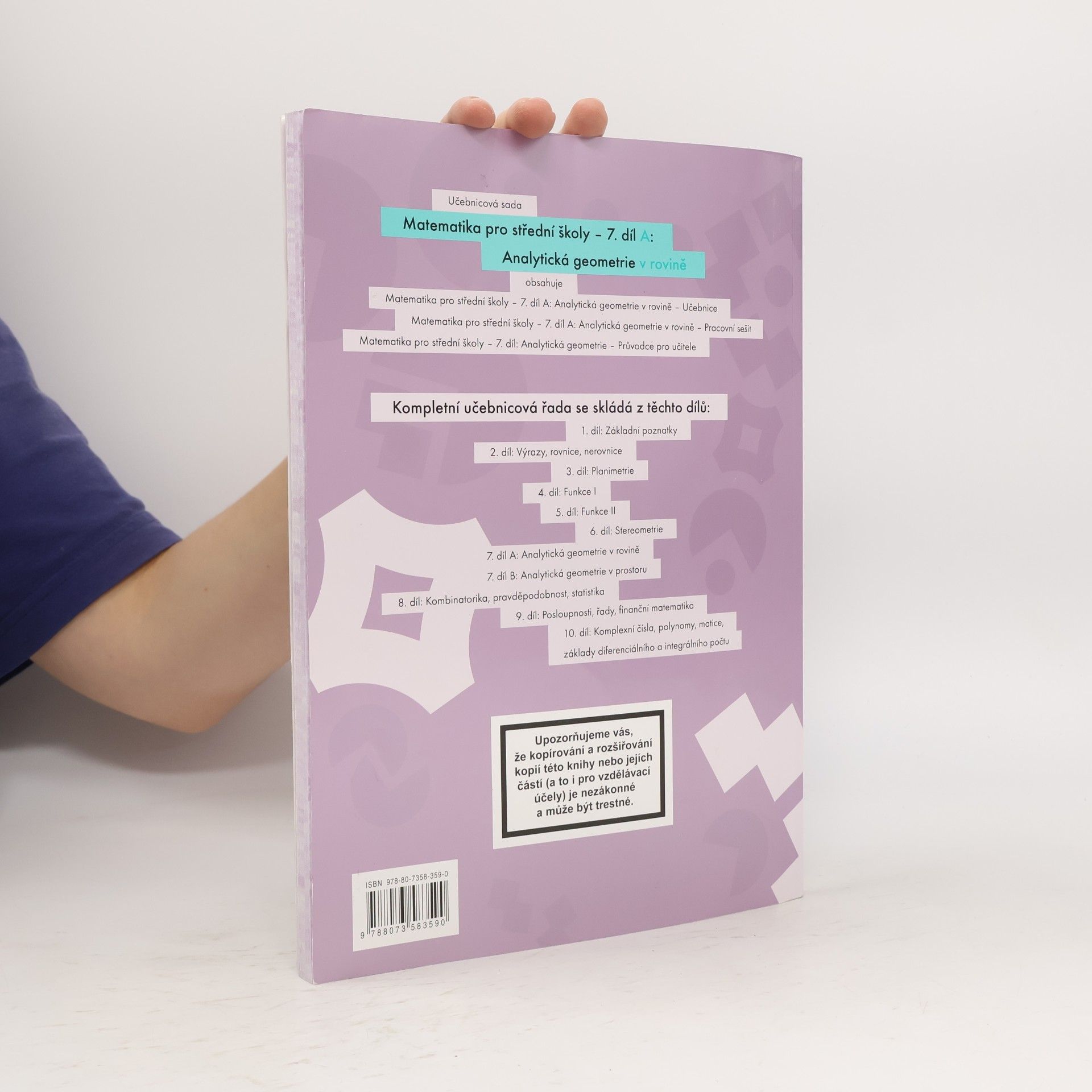 Autorenkollektiv Matematika pro střední školy 7. A. Díl.: Analytická geometrie v rovině. Pracovní sešit