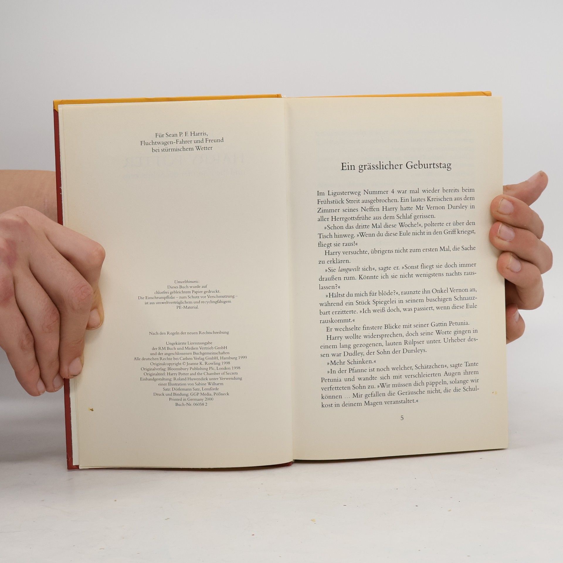 J. K. Rowling Harry Potter und die Kammer des Schreckens