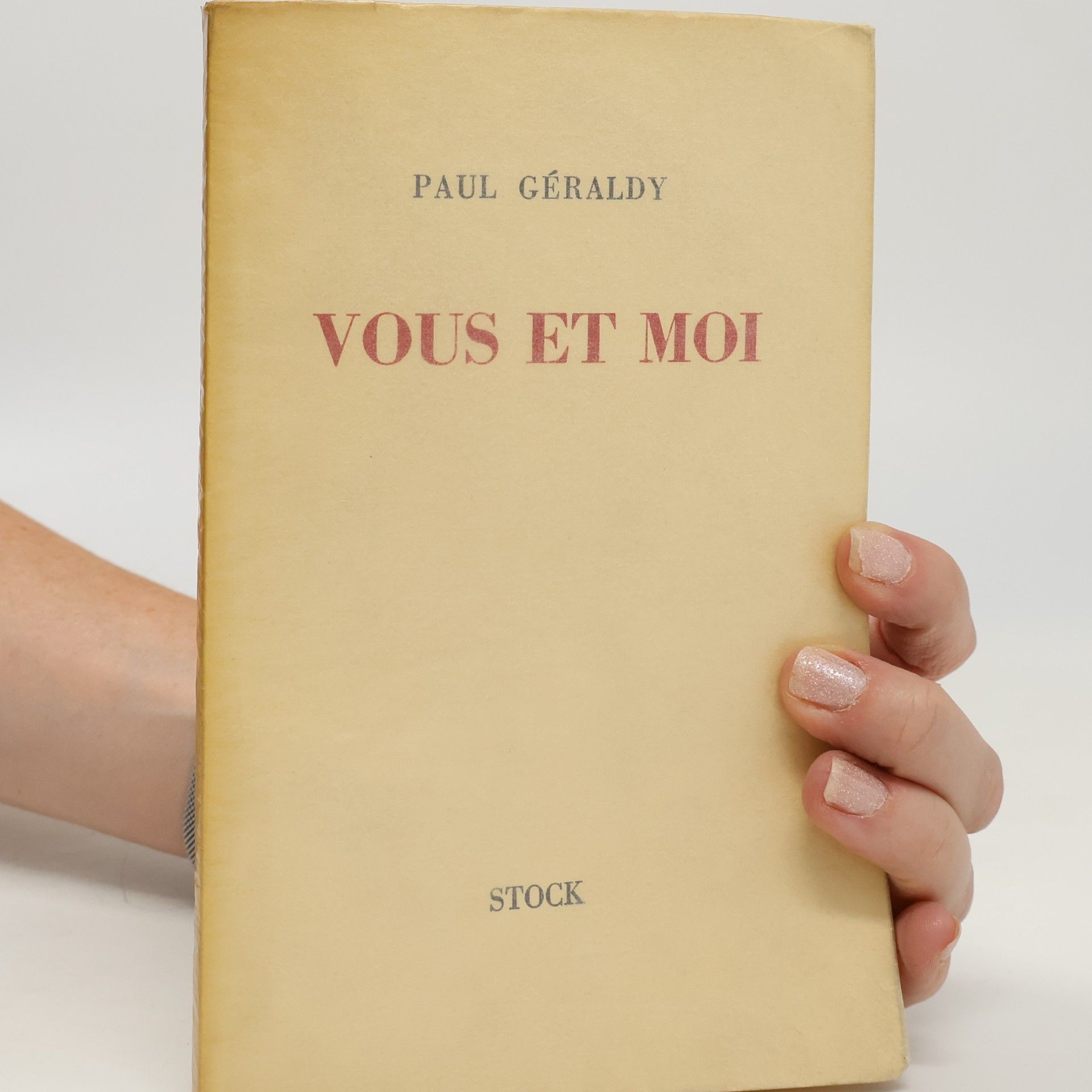 Paul Géraldy Vous et moi