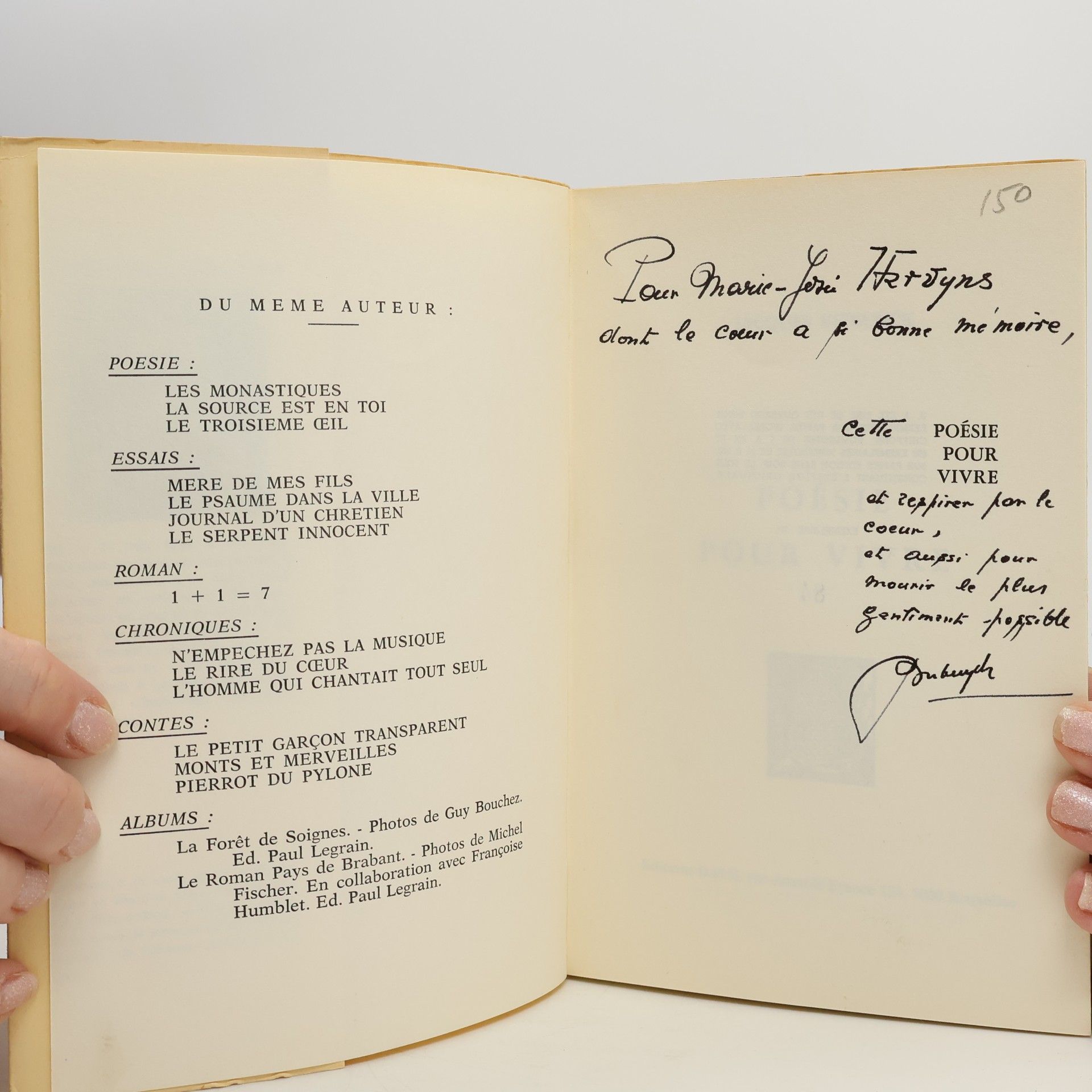 Jacques Biebuyck Poésie pour vivre