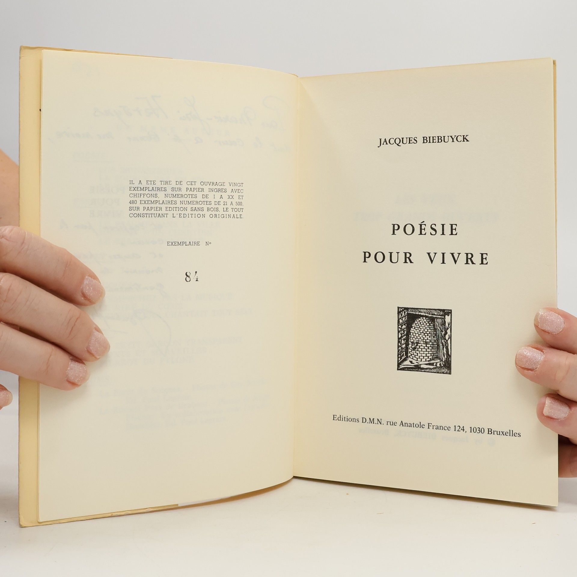 Jacques Biebuyck Poésie pour vivre