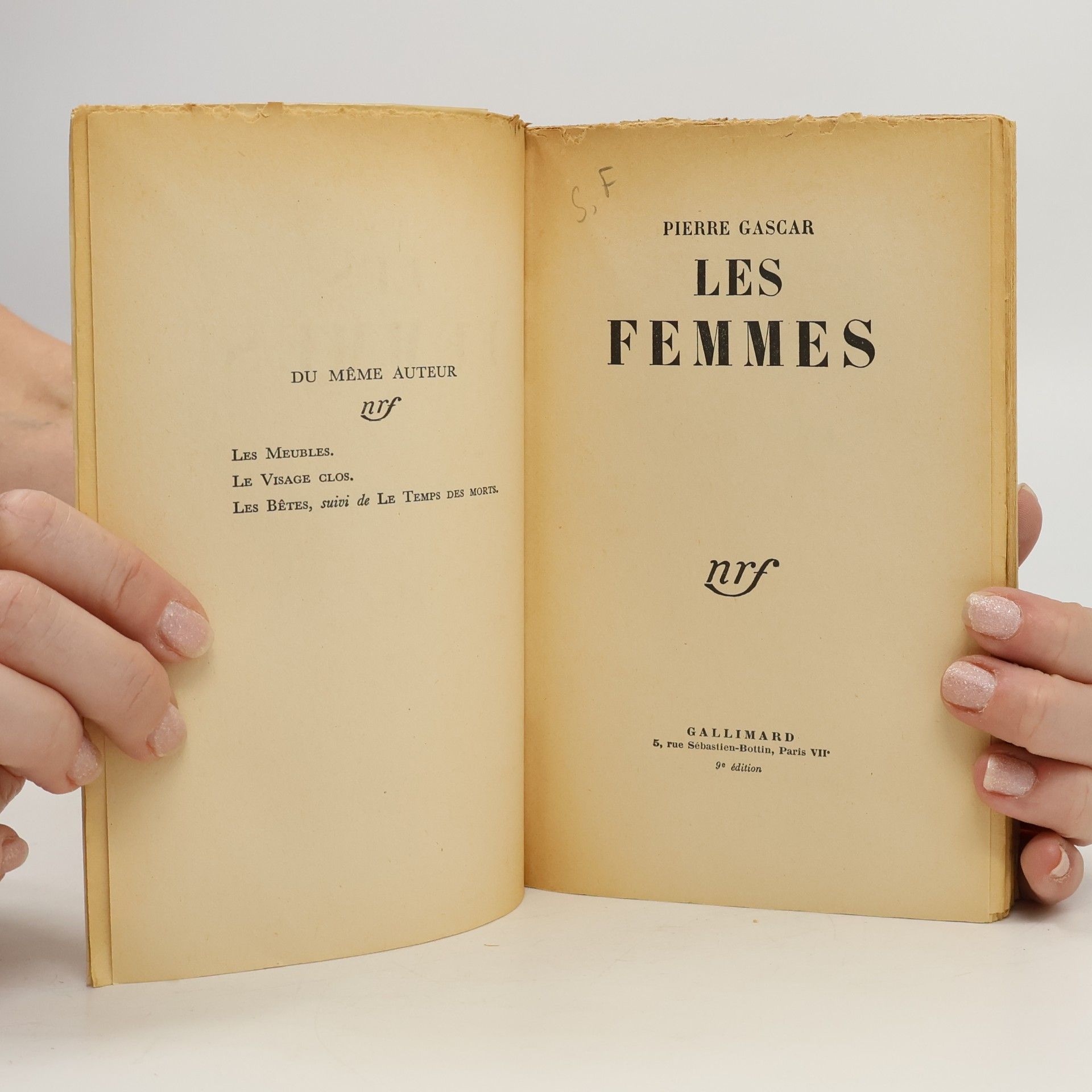 Pierre Gascar Les femmes
