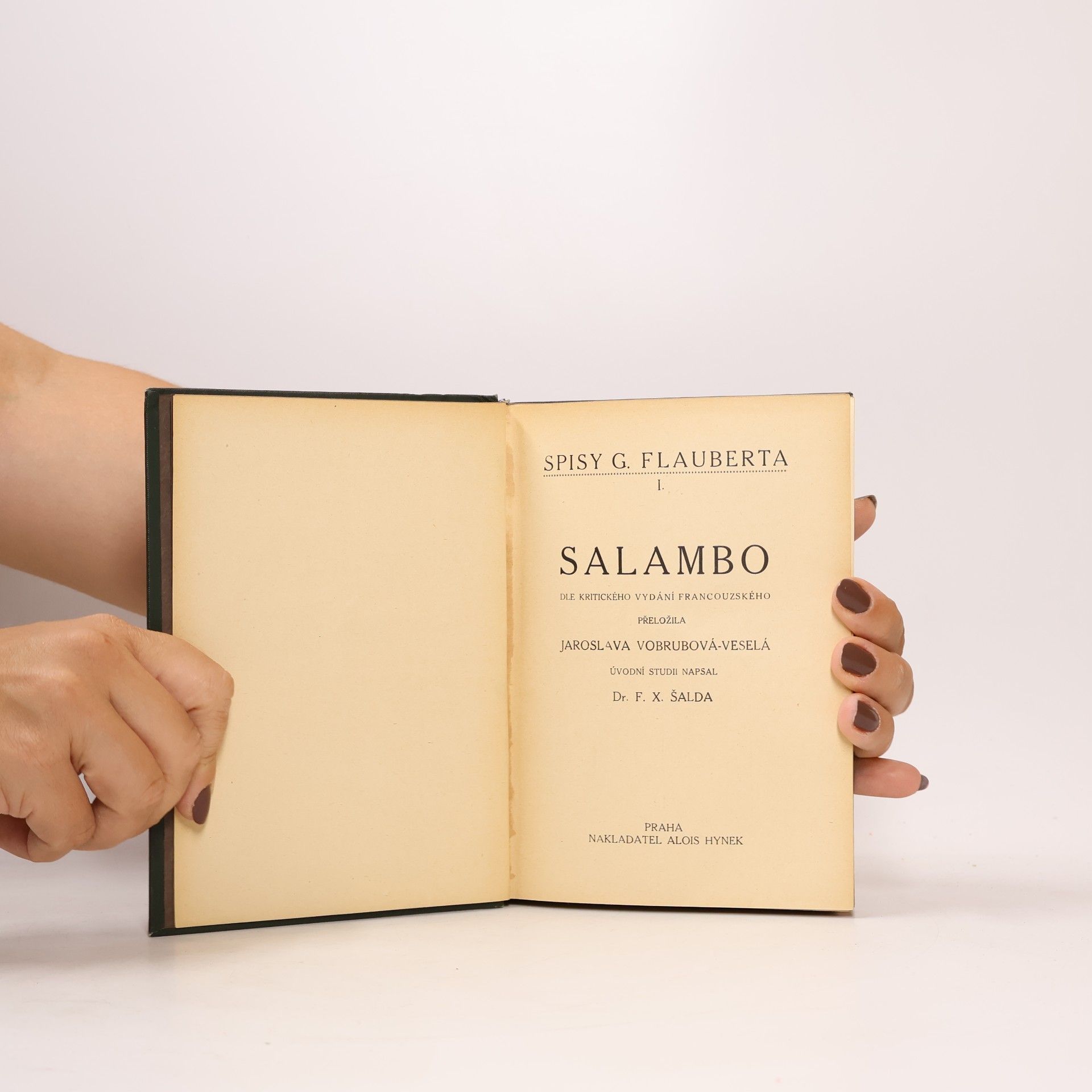 Jaroslava Vobrubová-Veselá Salambo - Spisy Gustava Flauberta I.