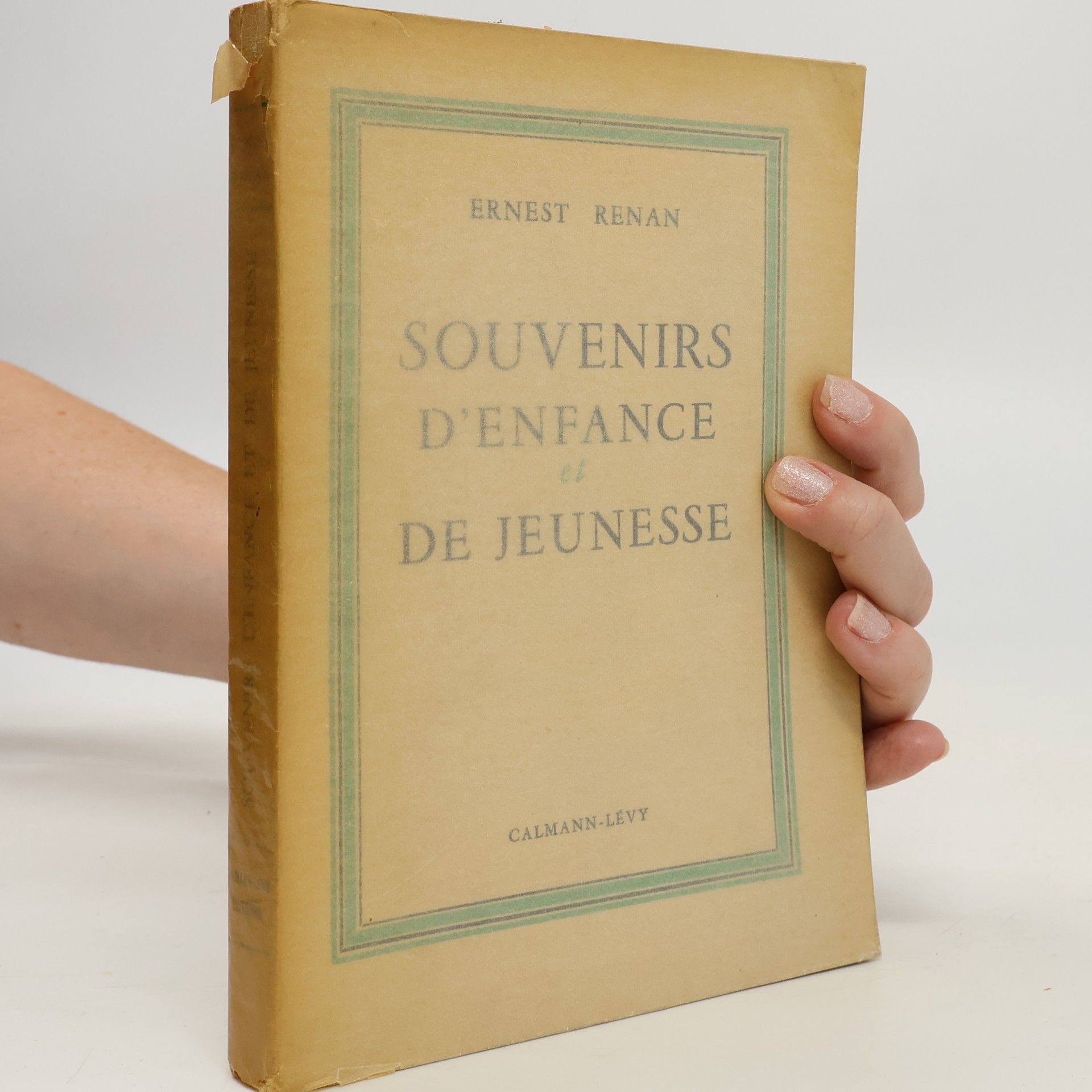 Ernest Renan Souvenirs d'enfance et de jeunesse