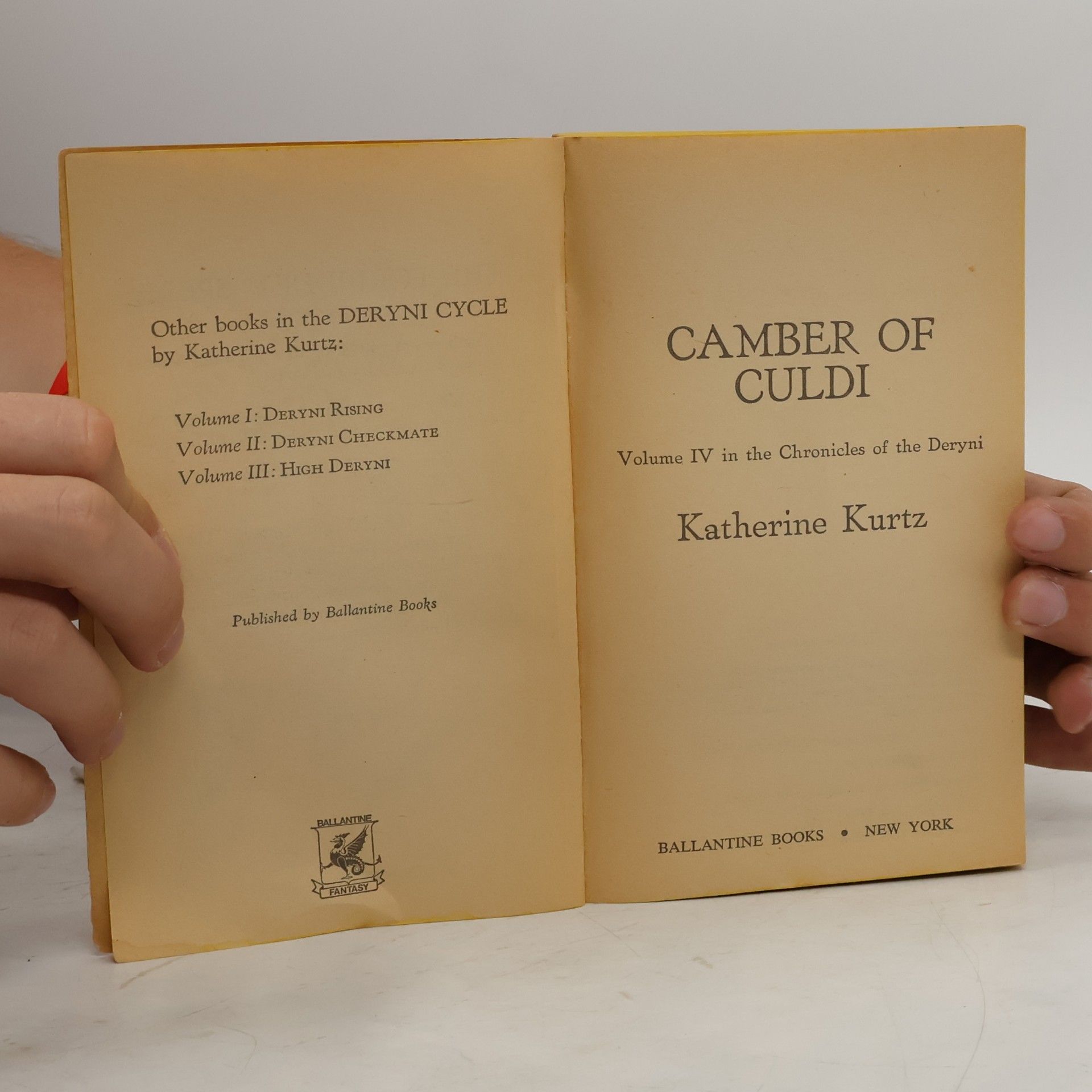Katherine Kurtz Camber of Culdi