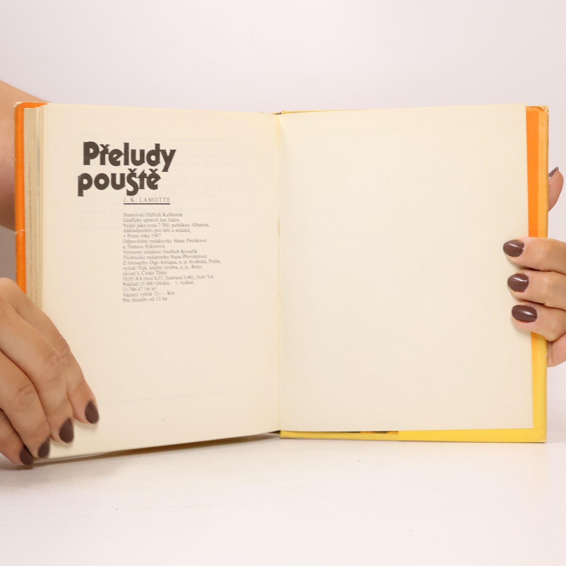 J. K. Lamotte Přeludy pouště