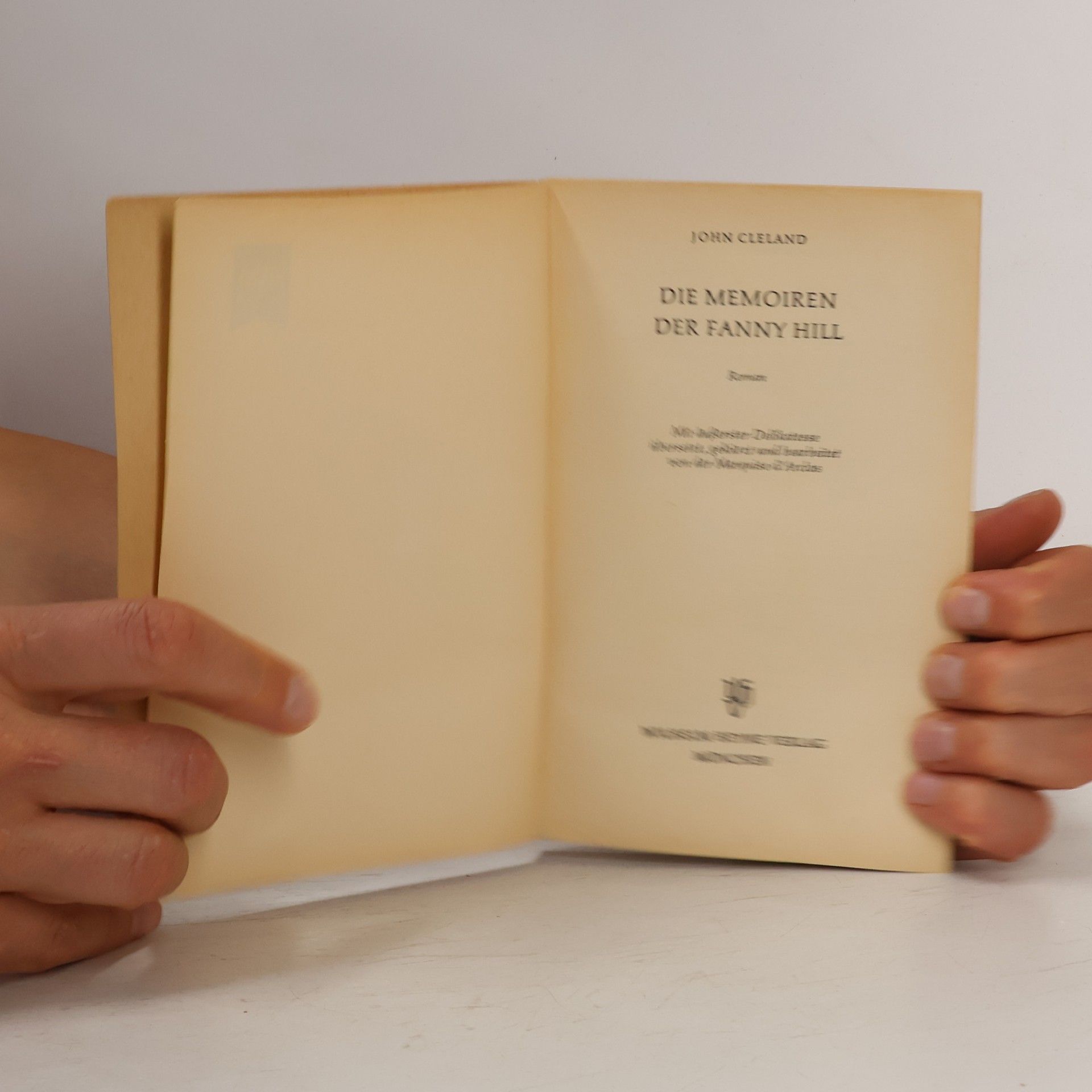 John Cleland Die Memoiren der Fanny Hill