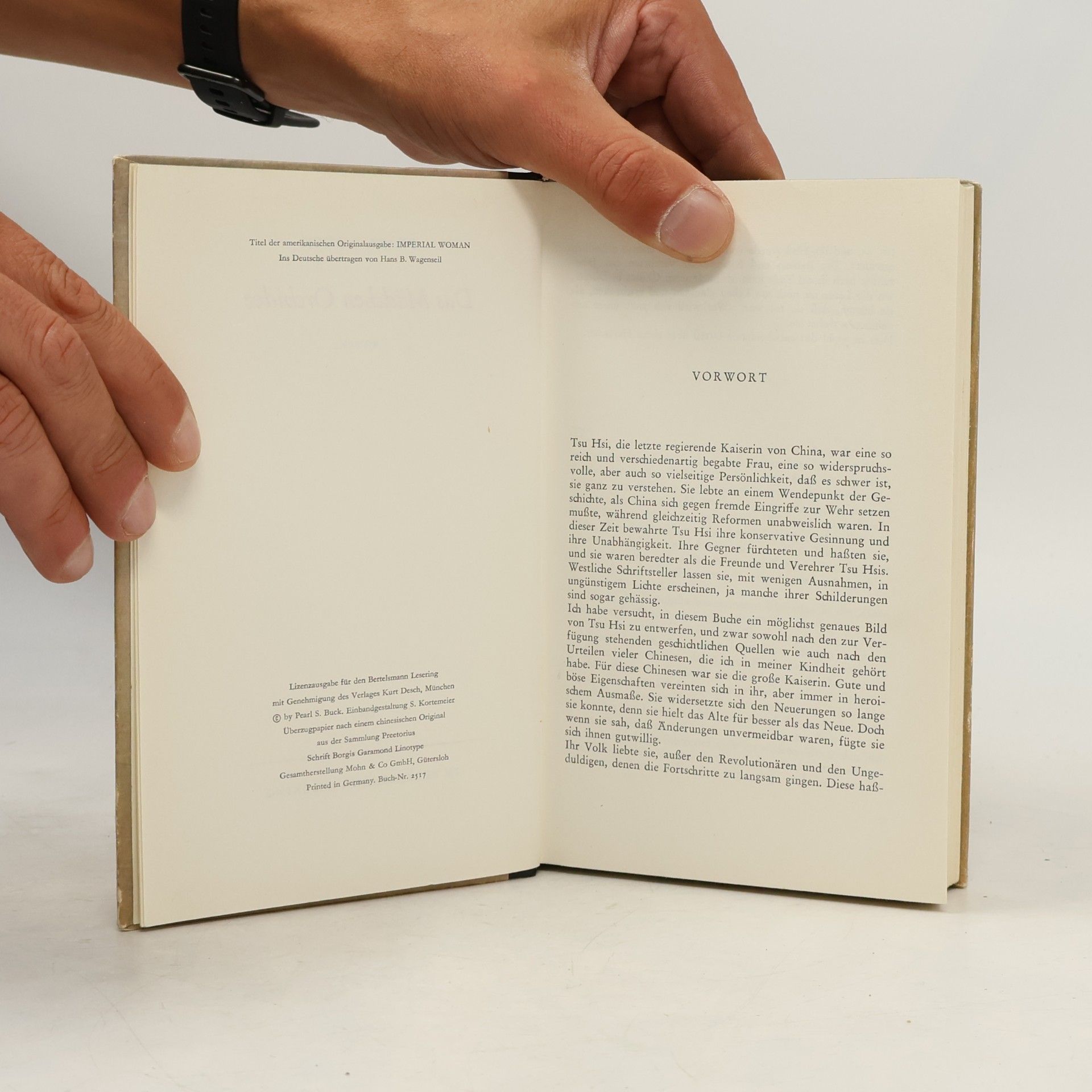 Pearl S. Buck Das Mädchen Orchidee
