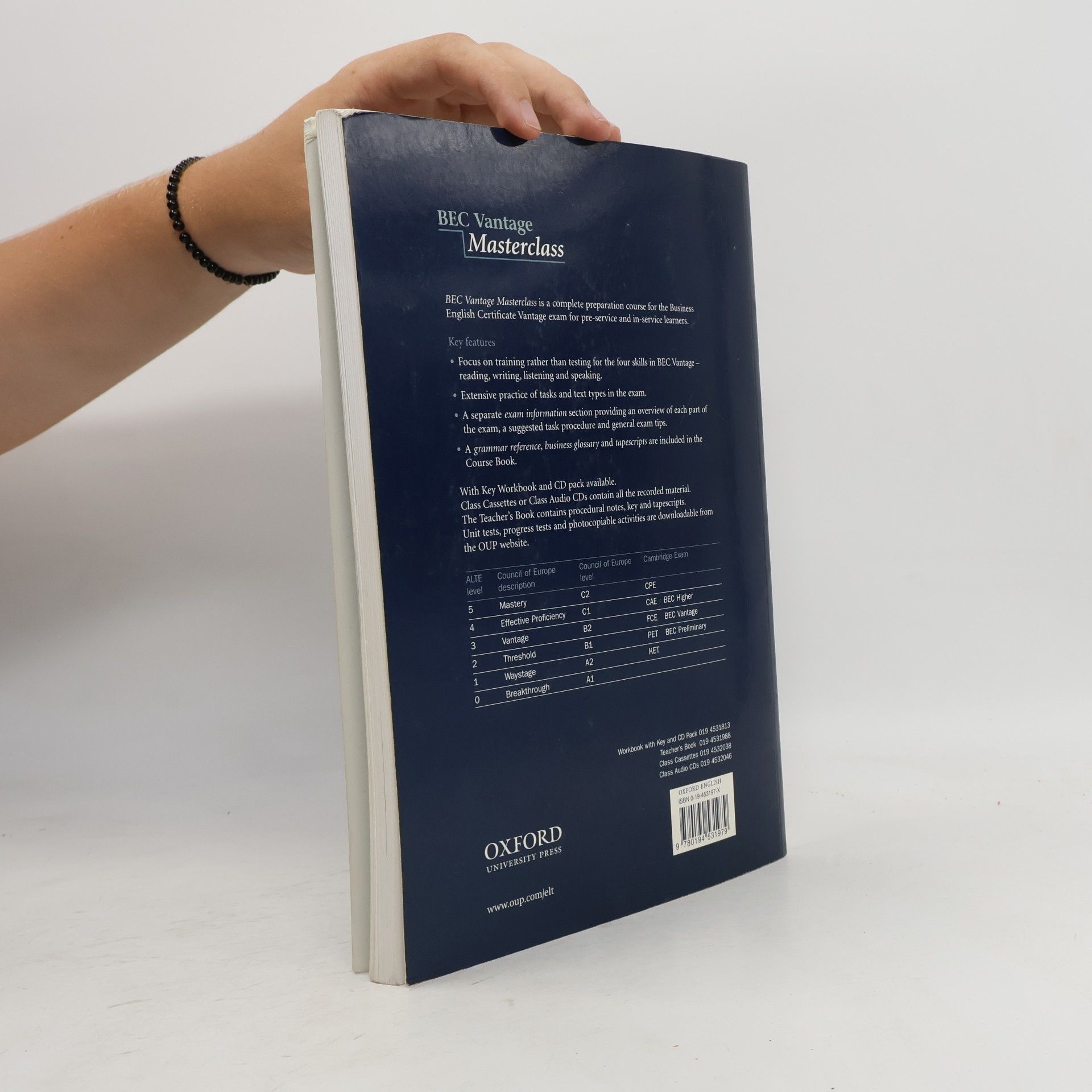 Nina O. Driscoll BEC vantage masterclass. Course Book