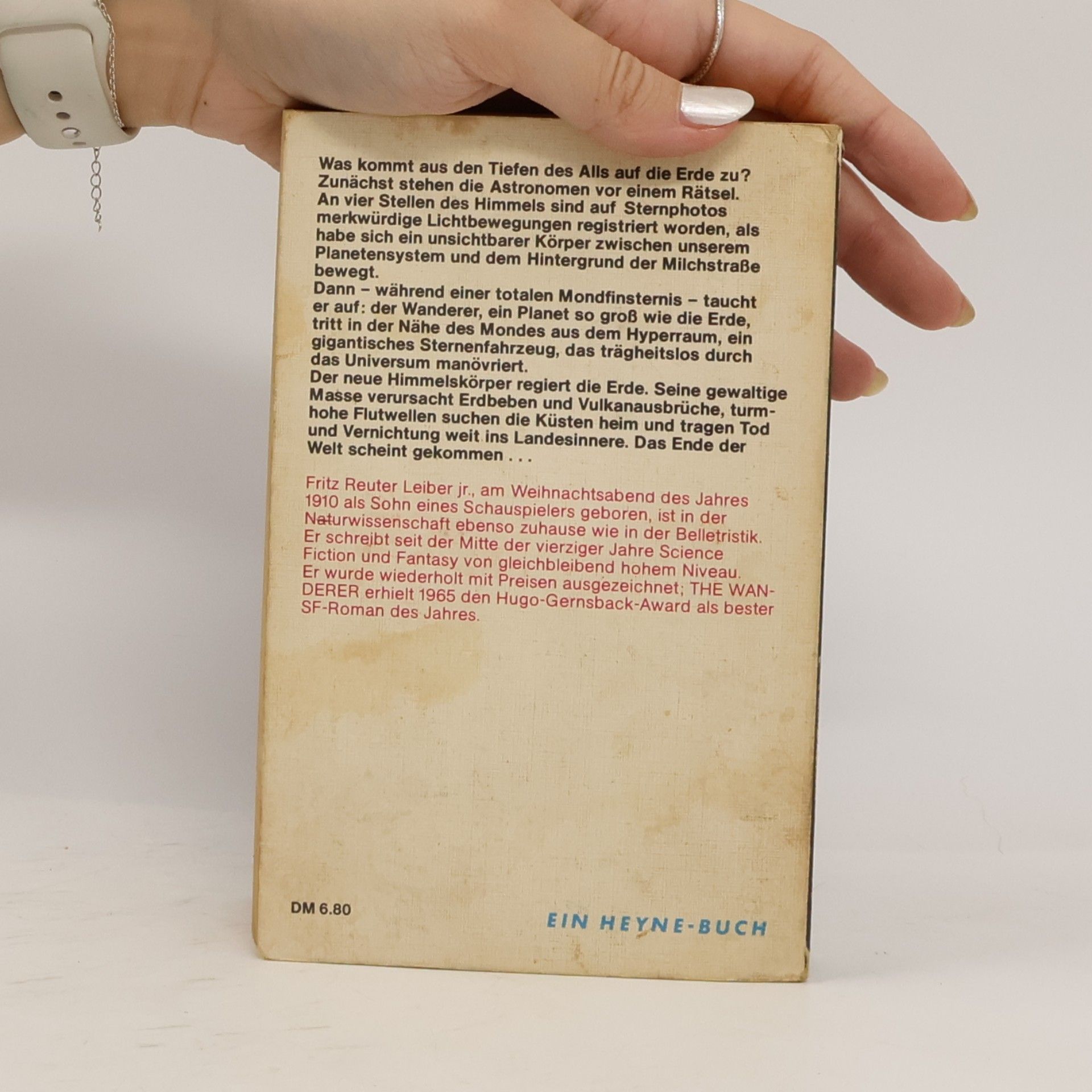 Fritz Leiber Wanderer im Universum.
